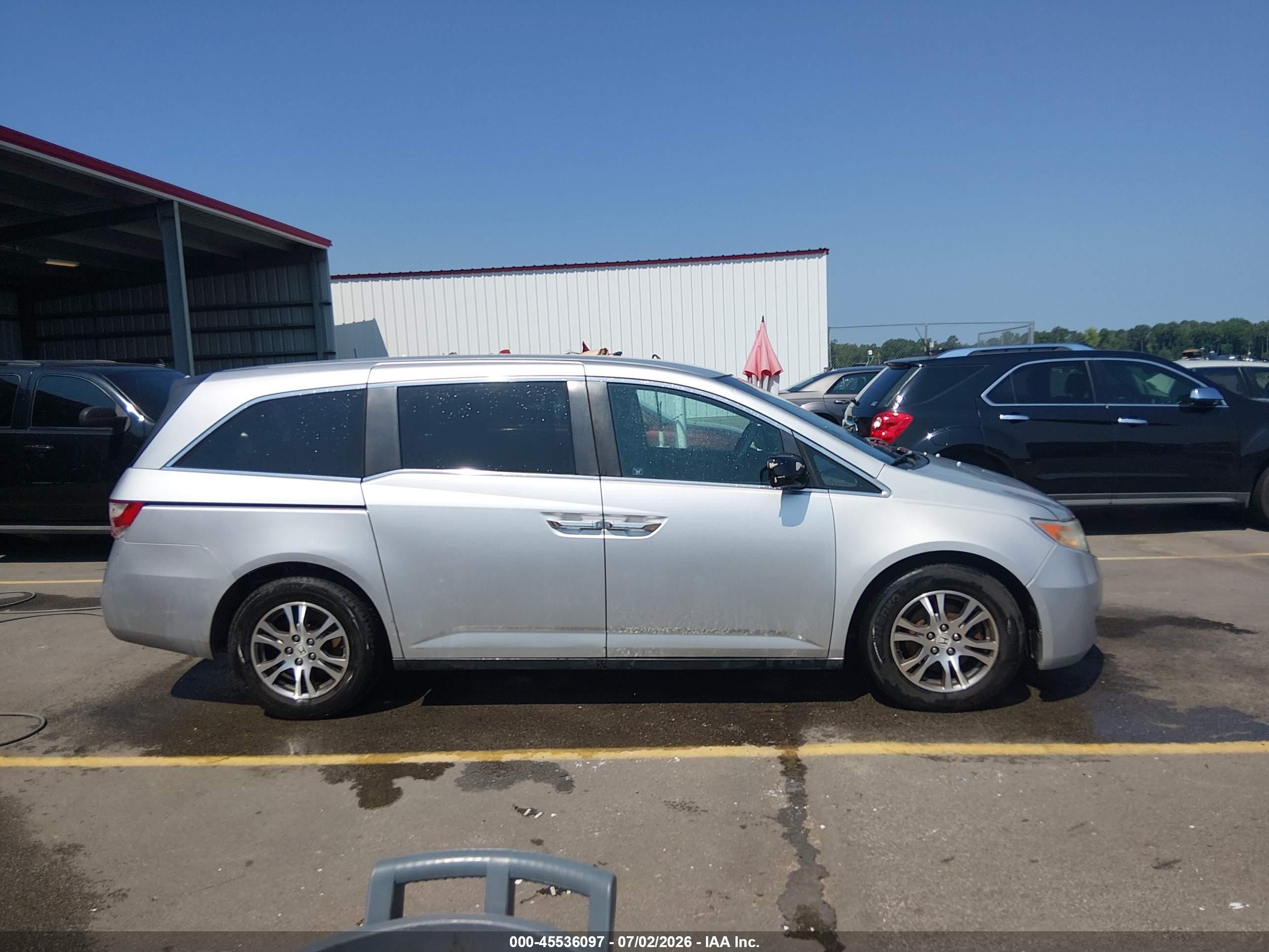 2012 Honda Odyssey Ex Silver vin: 5FNRL5H41CB126831