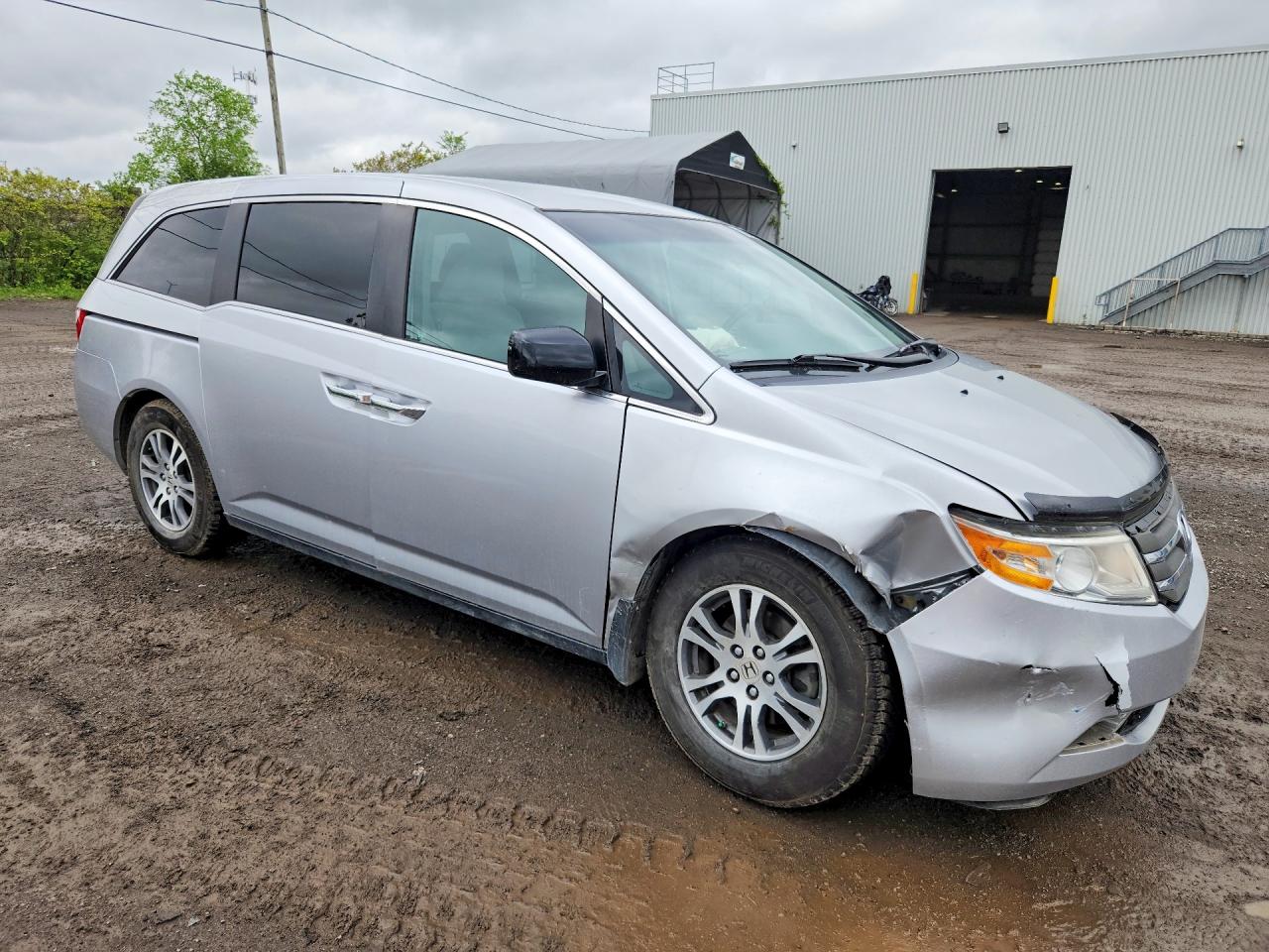 2012 Honda Odyssey Ex Silver vin: 5FNRL5H41CB508311