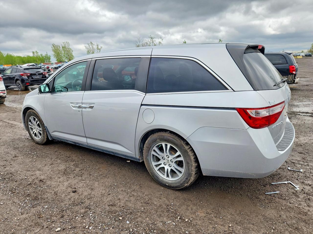 2012 Honda Odyssey Ex Silver vin: 5FNRL5H41CB508311