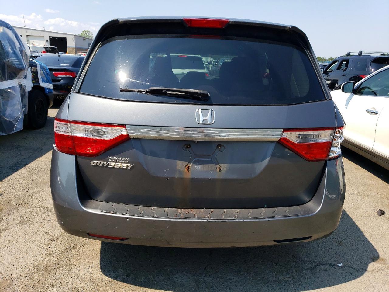 2013 Honda Odyssey Ex Gray vin: 5FNRL5H41DB007484
