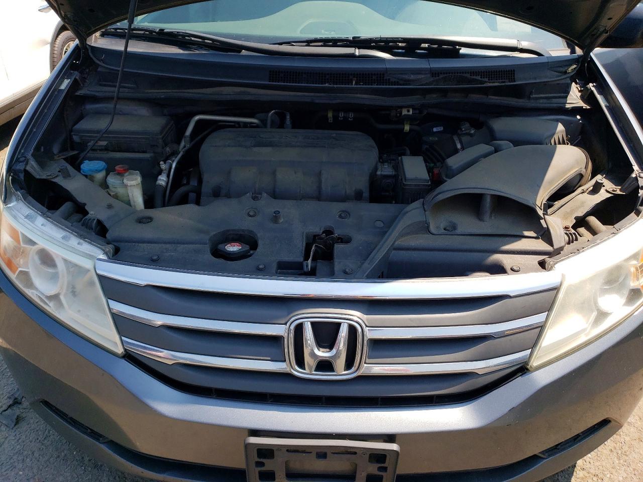 2013 Honda Odyssey Ex Gray vin: 5FNRL5H41DB007484