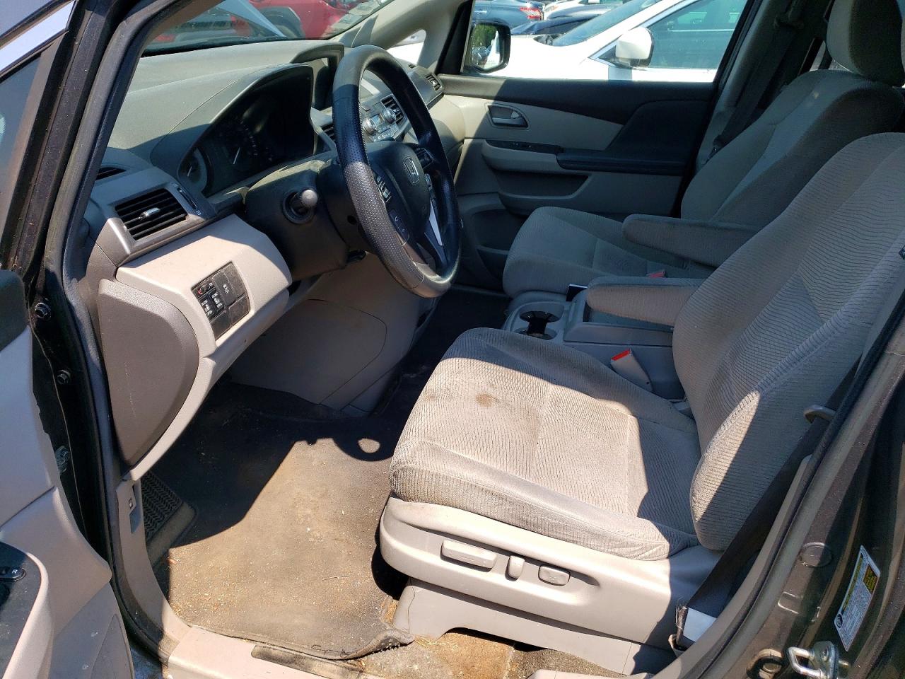 2013 Honda Odyssey Ex Gray vin: 5FNRL5H41DB007484