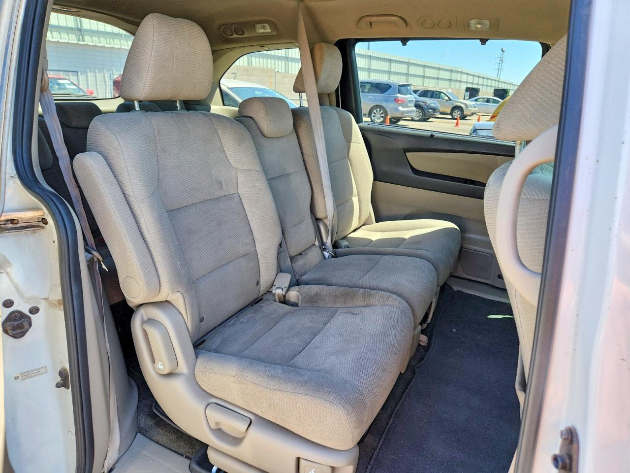 2013 Honda Odyssey Ex White vin: 5FNRL5H41DB046348