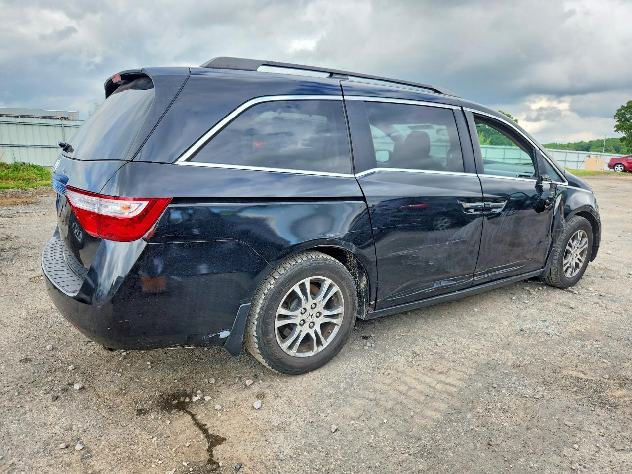 2013 Honda Odyssey Ex Black vin: 5FNRL5H41DB053493