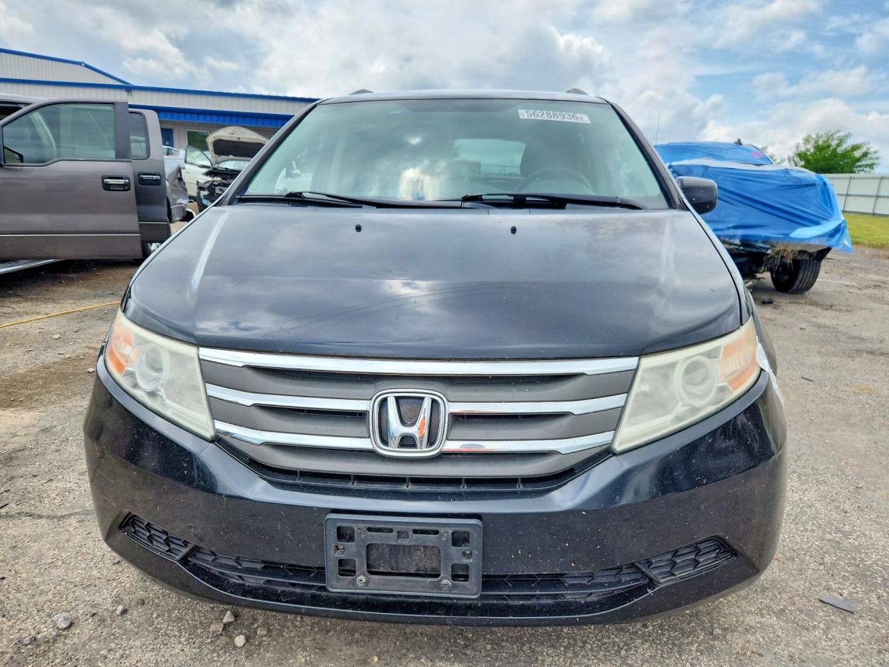 2013 Honda Odyssey Ex Black vin: 5FNRL5H41DB053493