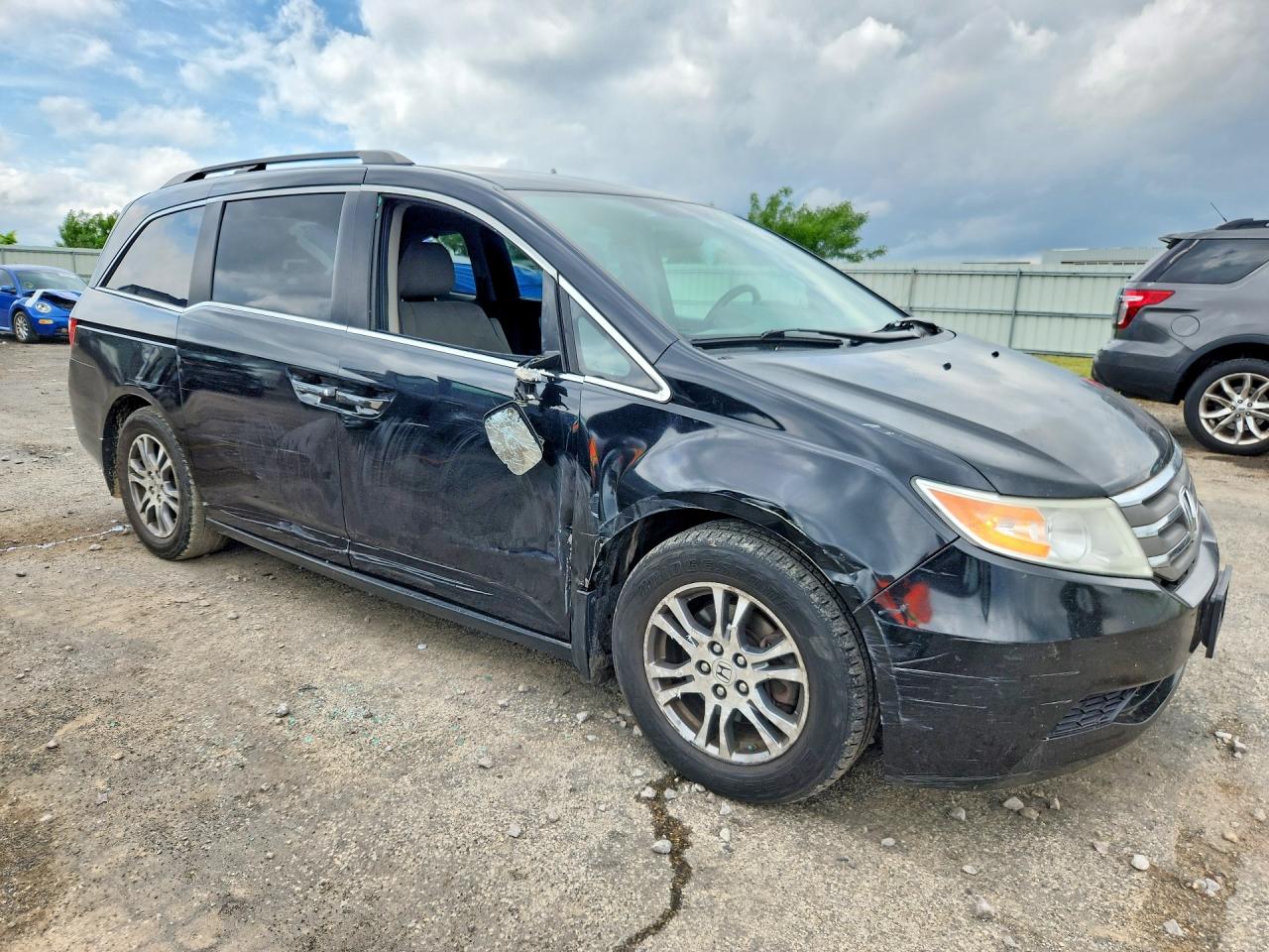 2013 Honda Odyssey Ex Black vin: 5FNRL5H41DB053493