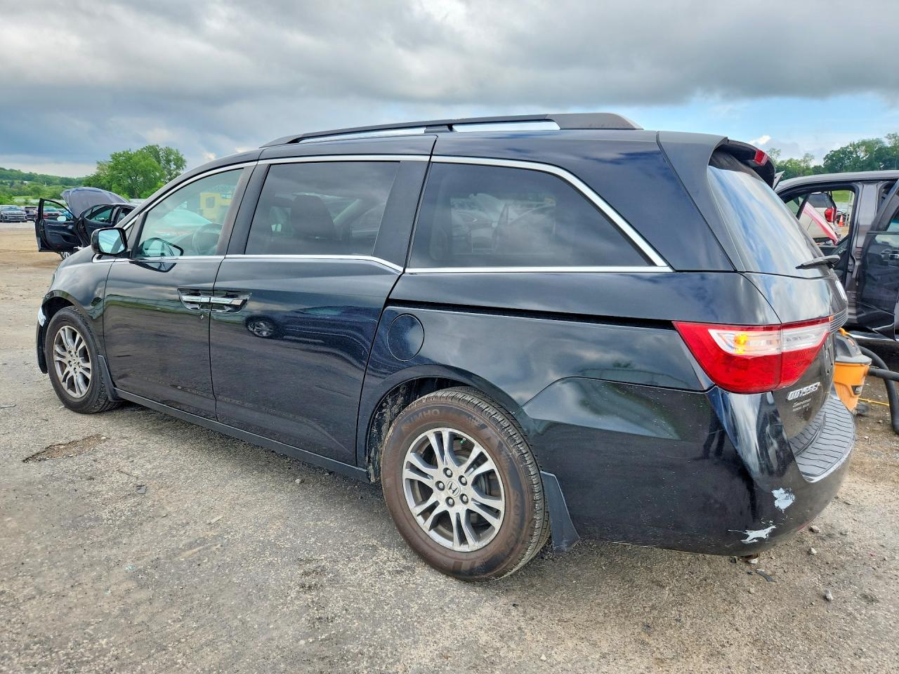 2013 Honda Odyssey Ex Black vin: 5FNRL5H41DB053493