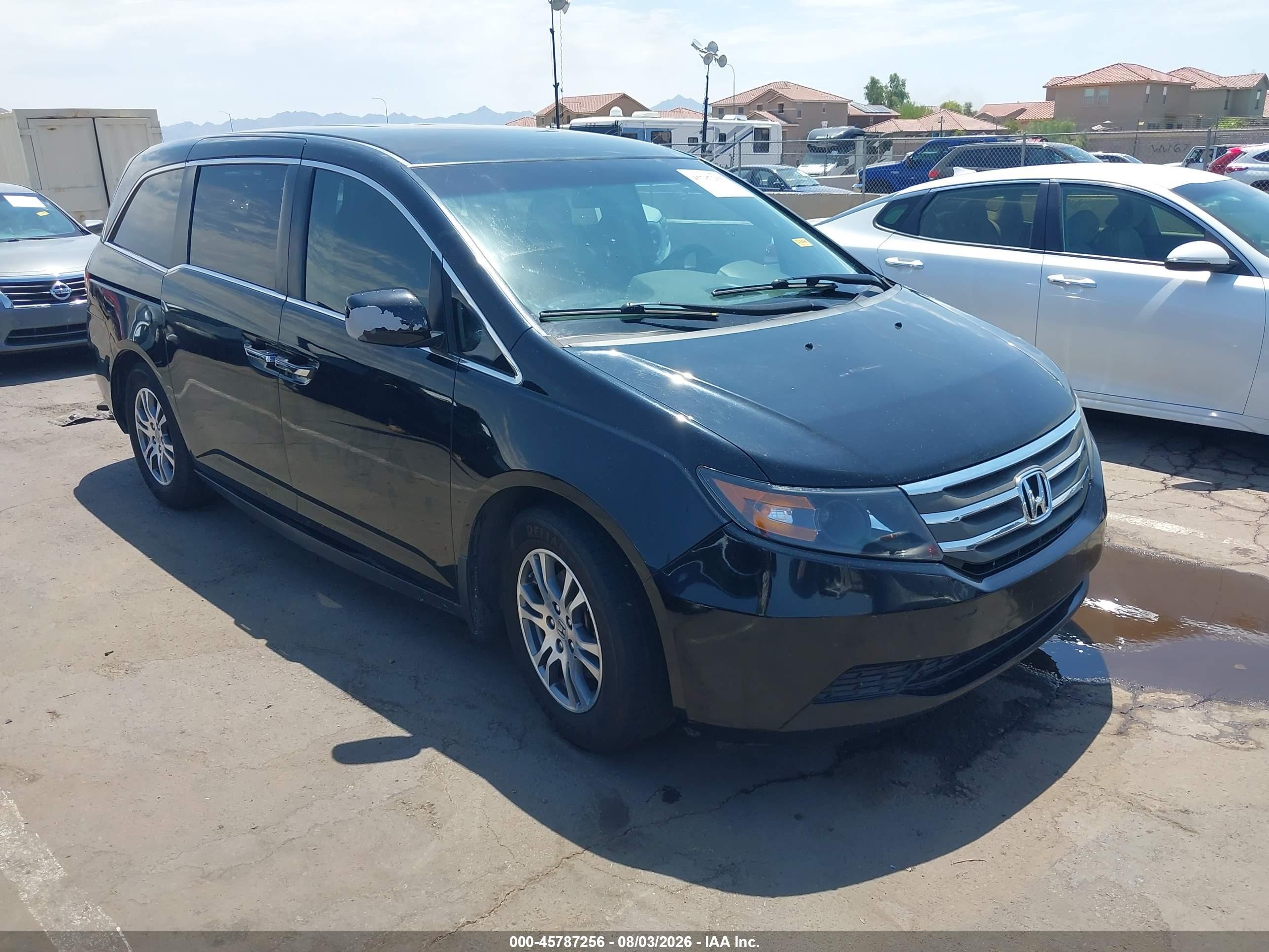 2013 Honda Odyssey Ex Black vin: 5FNRL5H41DB070665