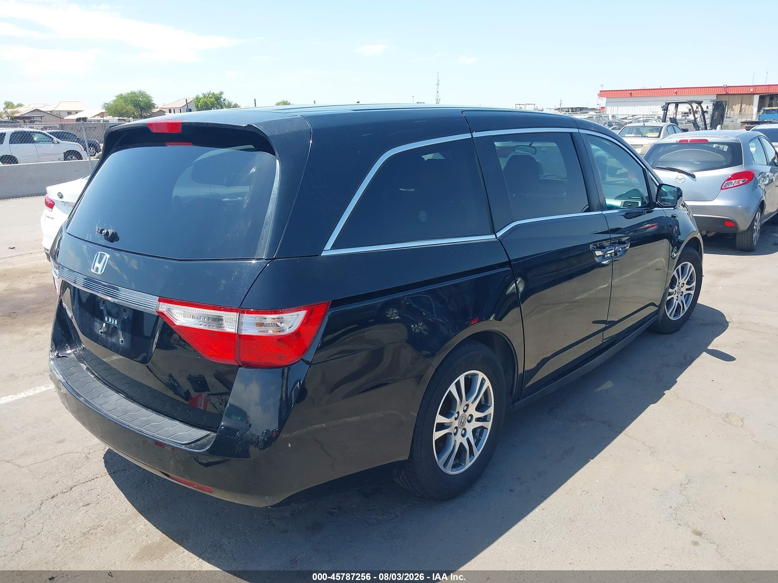 2013 Honda Odyssey Ex Black vin: 5FNRL5H41DB070665