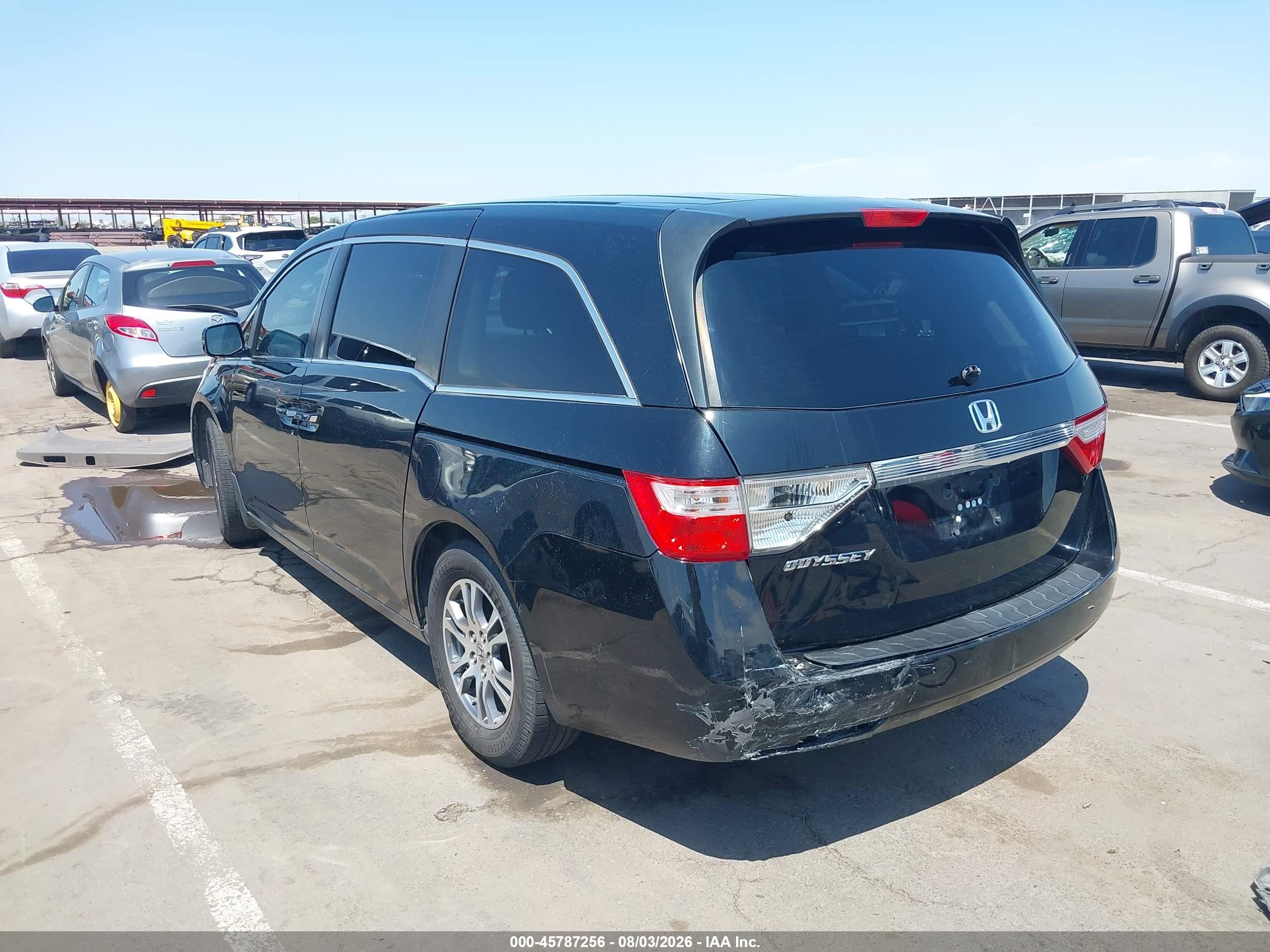 2013 Honda Odyssey Ex Black vin: 5FNRL5H41DB070665