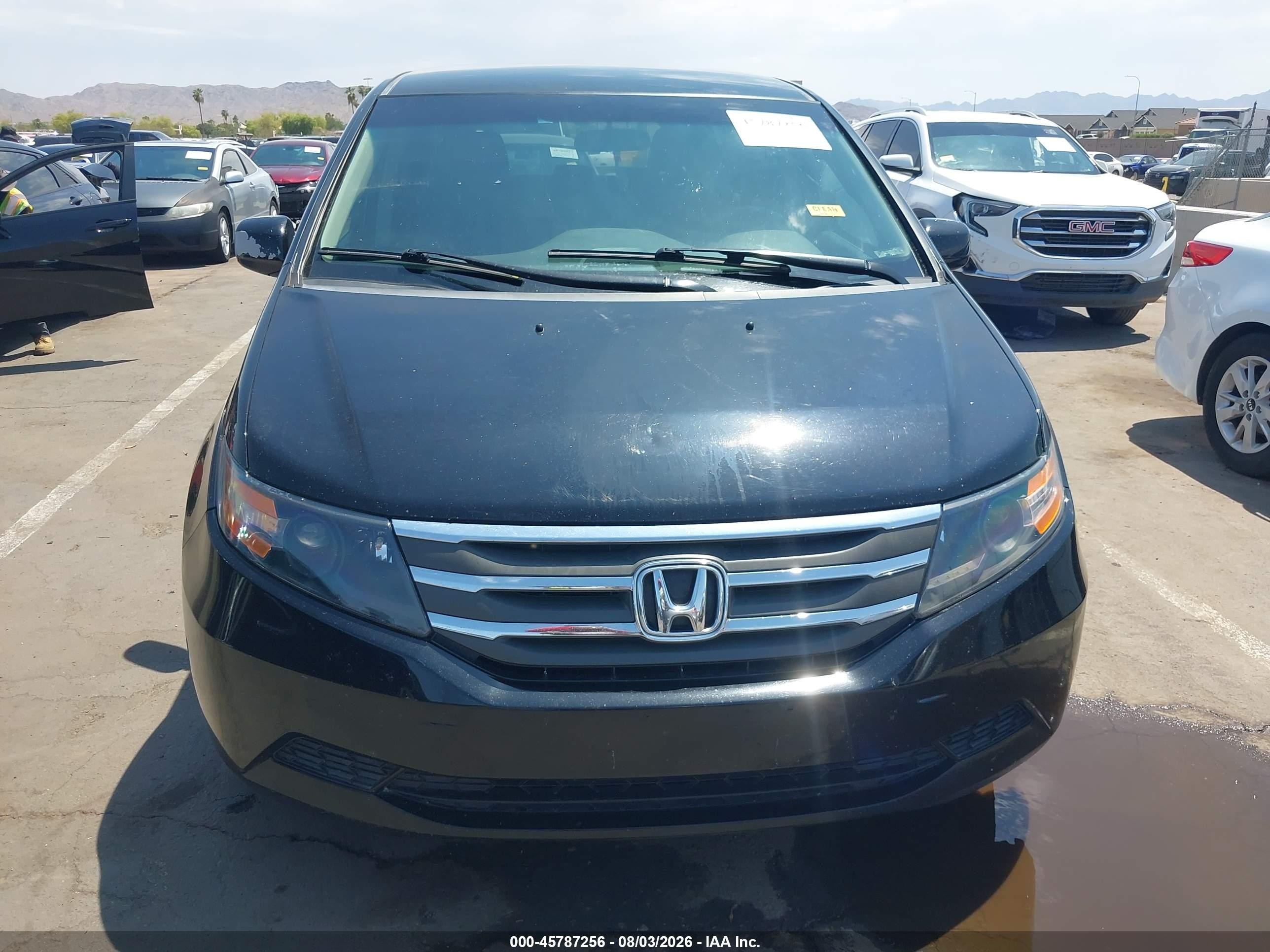 2013 Honda Odyssey Ex Black vin: 5FNRL5H41DB070665