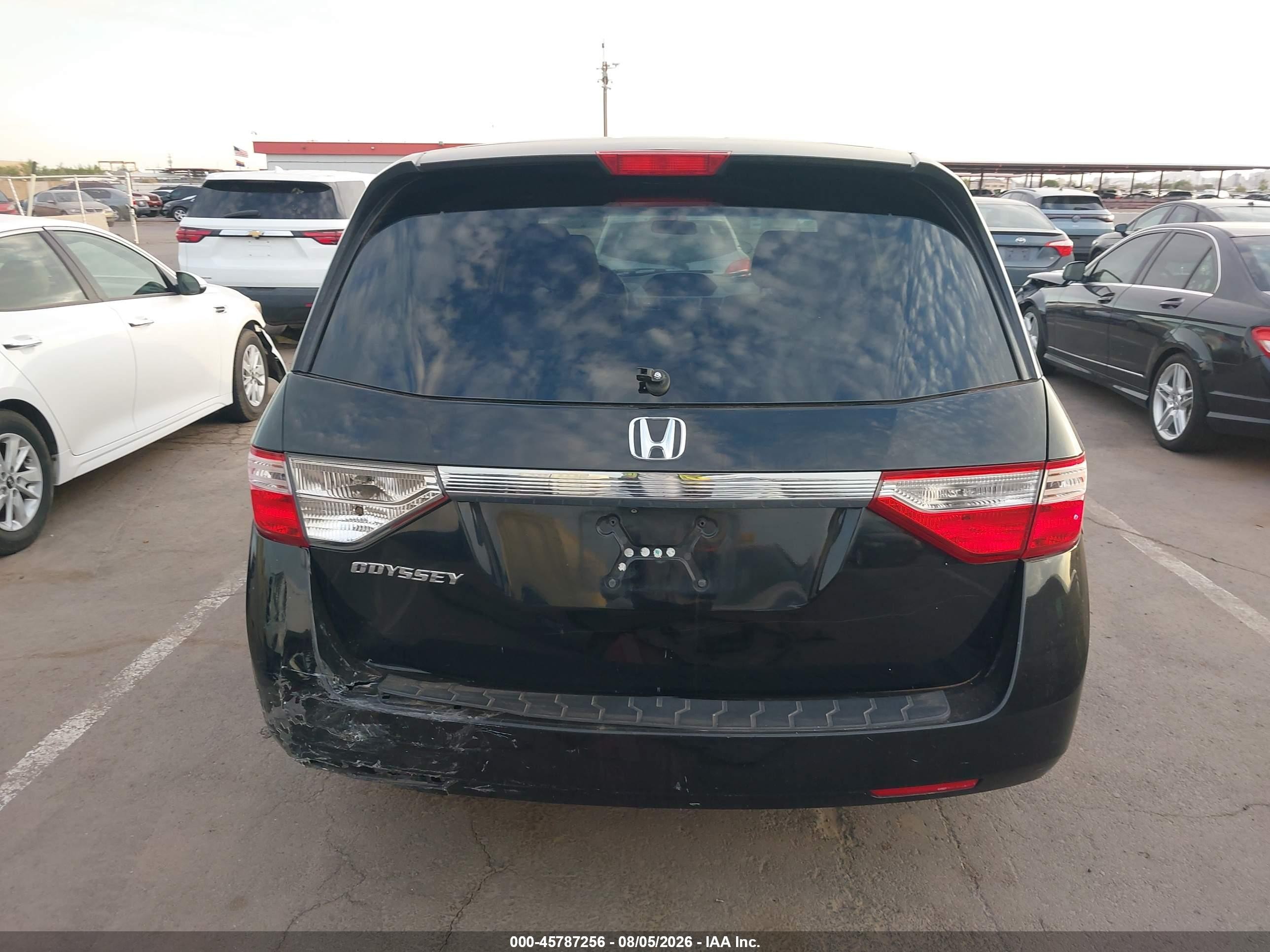 2013 Honda Odyssey Ex Black vin: 5FNRL5H41DB070665