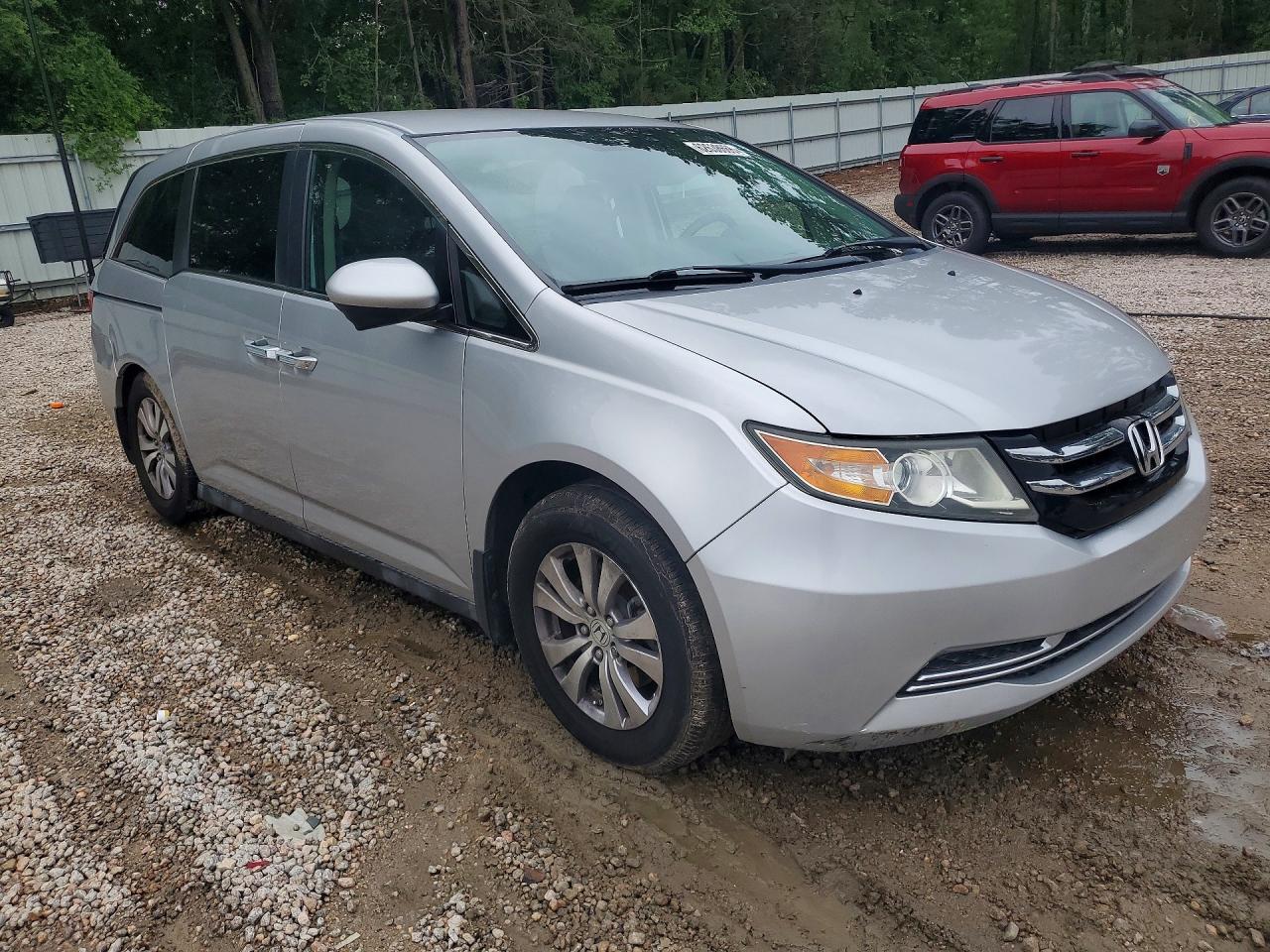 2014 Honda Odyssey Ex Серебряный vin: 5FNRL5H41EB019345