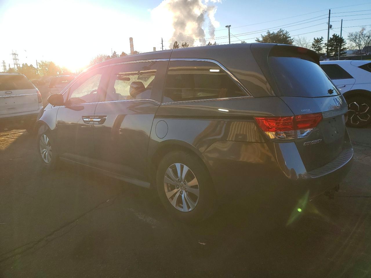 2014 Honda Odyssey Ex Gray vin: 5FNRL5H41EB019393