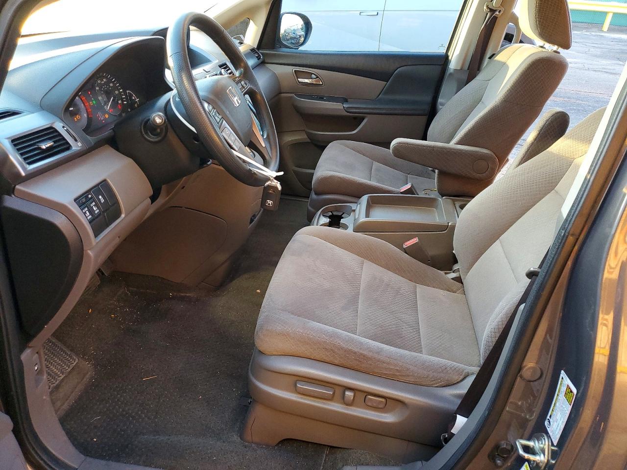 2014 Honda Odyssey Ex Gray vin: 5FNRL5H41EB019393