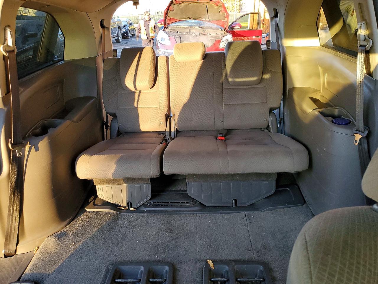 2014 Honda Odyssey Ex Gray vin: 5FNRL5H41EB019393
