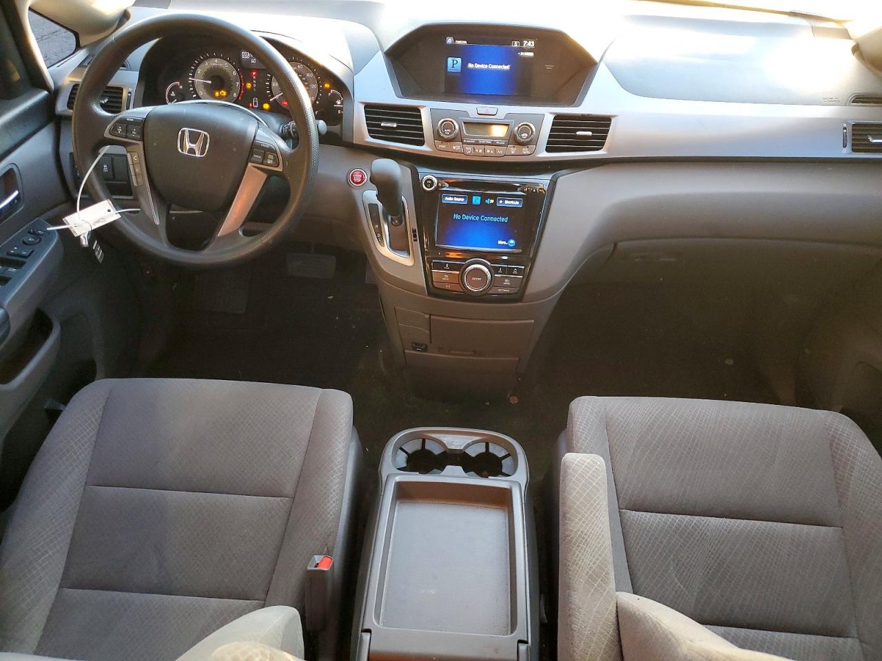 2014 Honda Odyssey Ex Gray vin: 5FNRL5H41EB019393