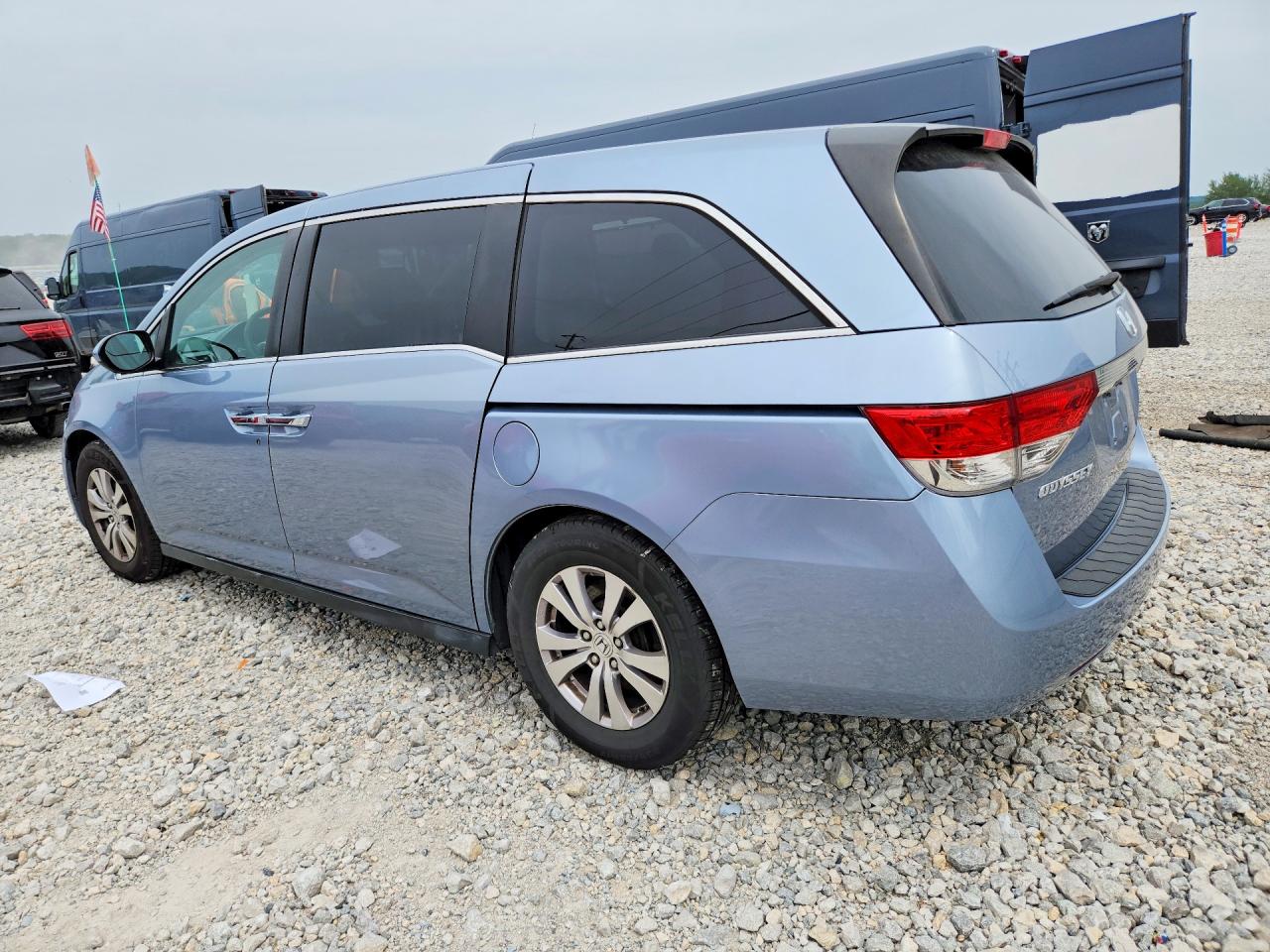 2014 Honda Odyssey Ex Синий vin: 5FNRL5H41EB057898