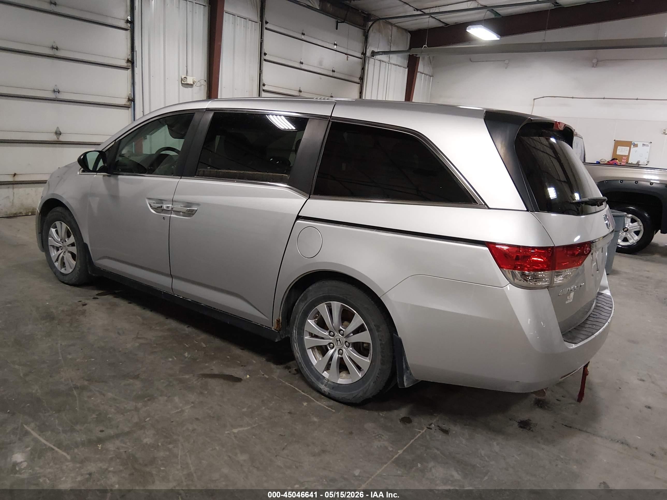 2014 Honda Odyssey Ex Серебряный vin: 5FNRL5H41EB066732