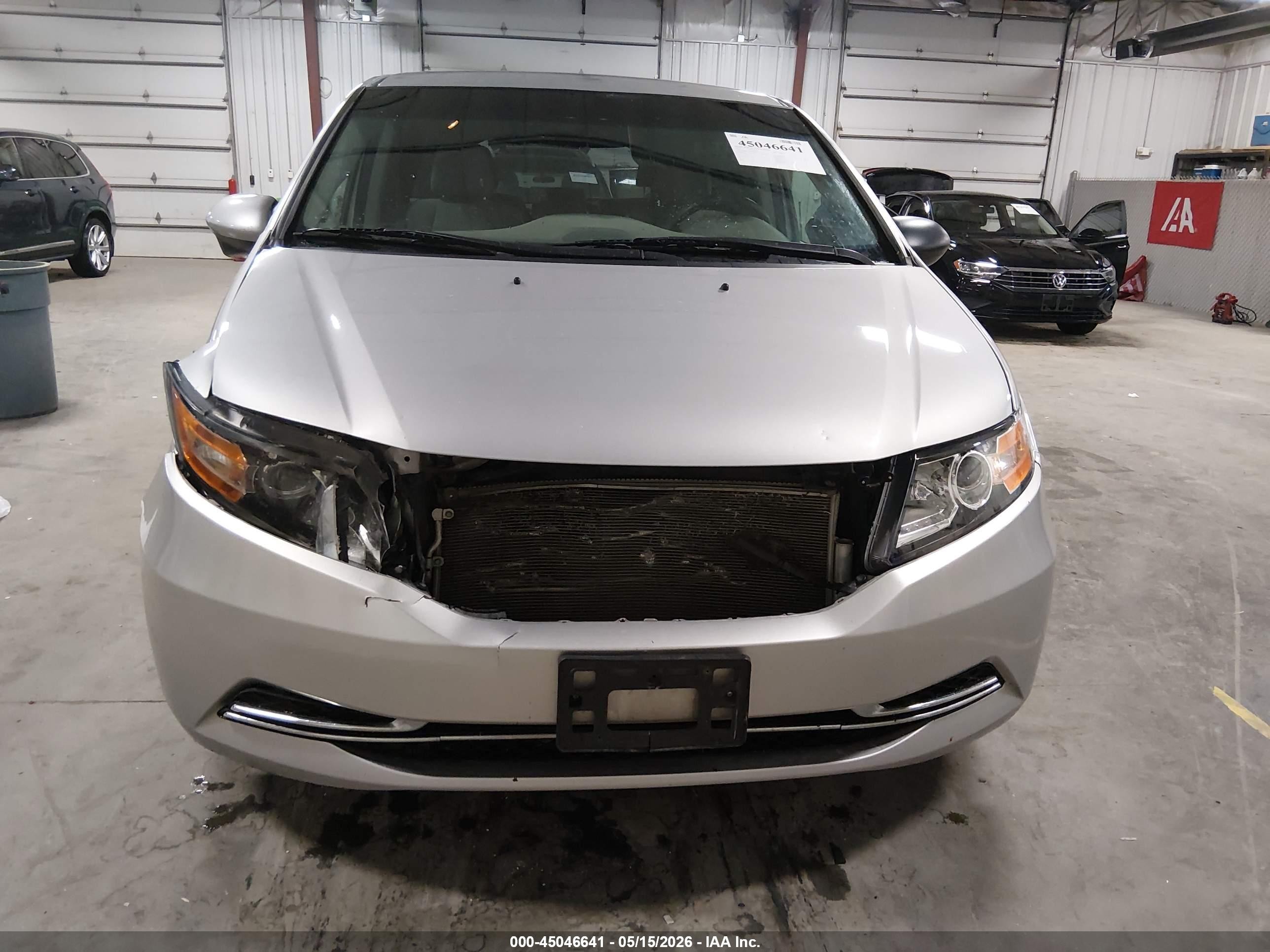 2014 Honda Odyssey Ex Серебряный vin: 5FNRL5H41EB066732