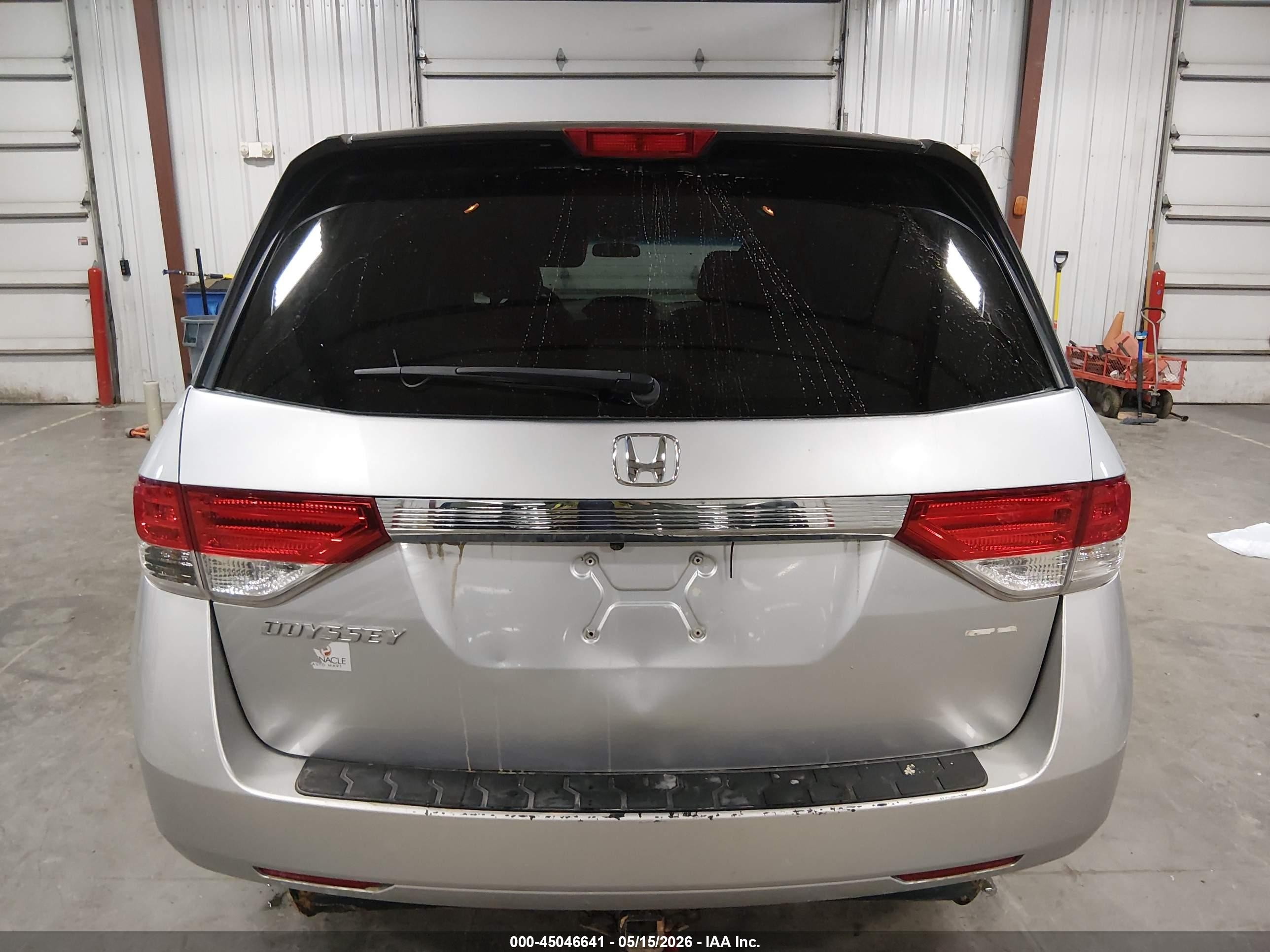 2014 Honda Odyssey Ex Серебряный vin: 5FNRL5H41EB066732