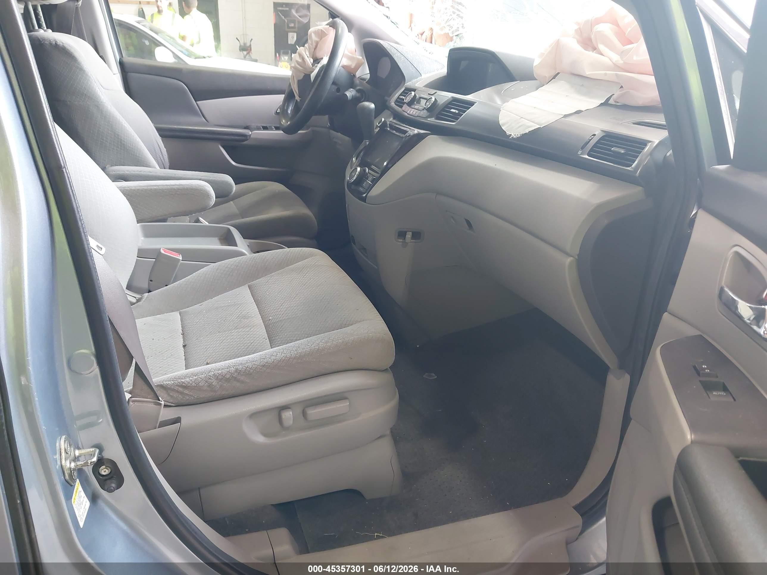 2014 Honda Odyssey Ex Light Blue vin: 5FNRL5H41EB076418