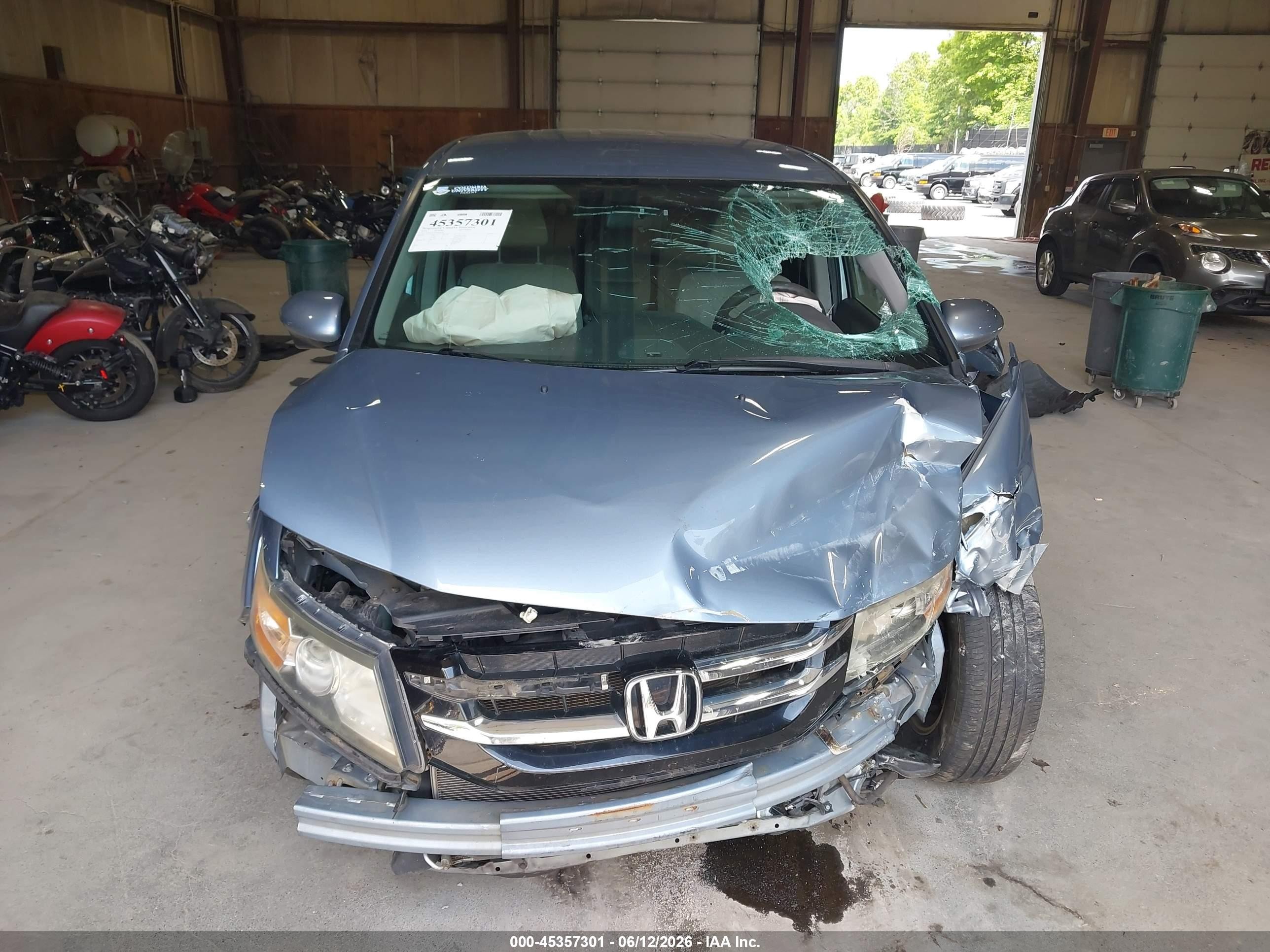 2014 Honda Odyssey Ex Light Blue vin: 5FNRL5H41EB076418