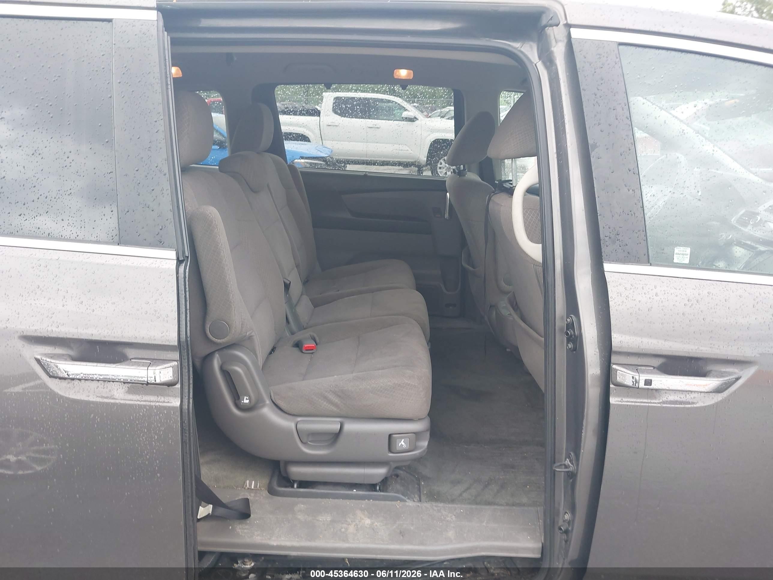 2014 Honda Odyssey Ex Gray vin: 5FNRL5H41EB110146