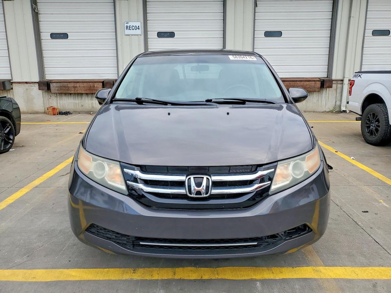 2014 Honda Odyssey Ex Gray vin: 5FNRL5H41EB134222