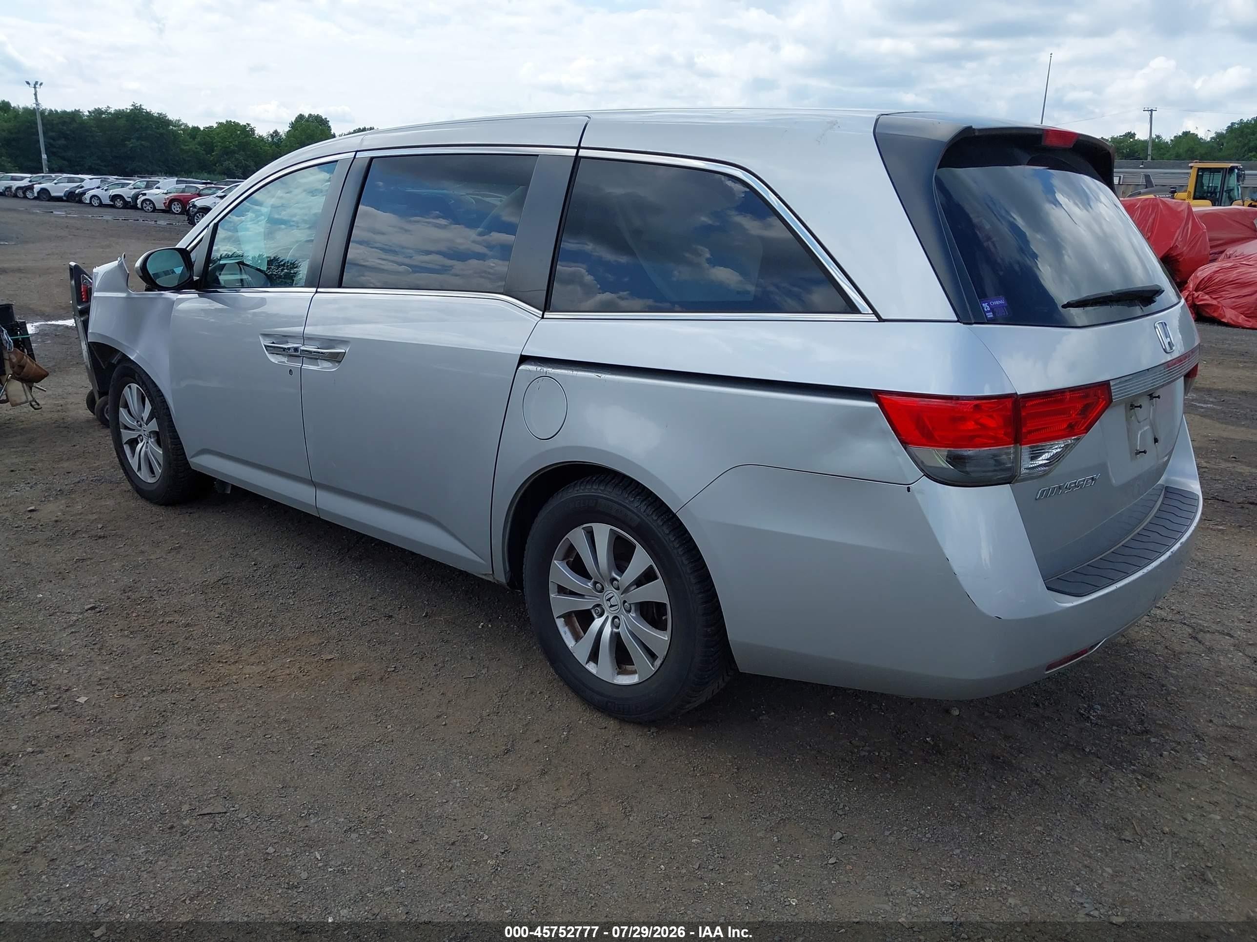 2015 Honda Odyssey Ex Silver vin: 5FNRL5H41FB034364