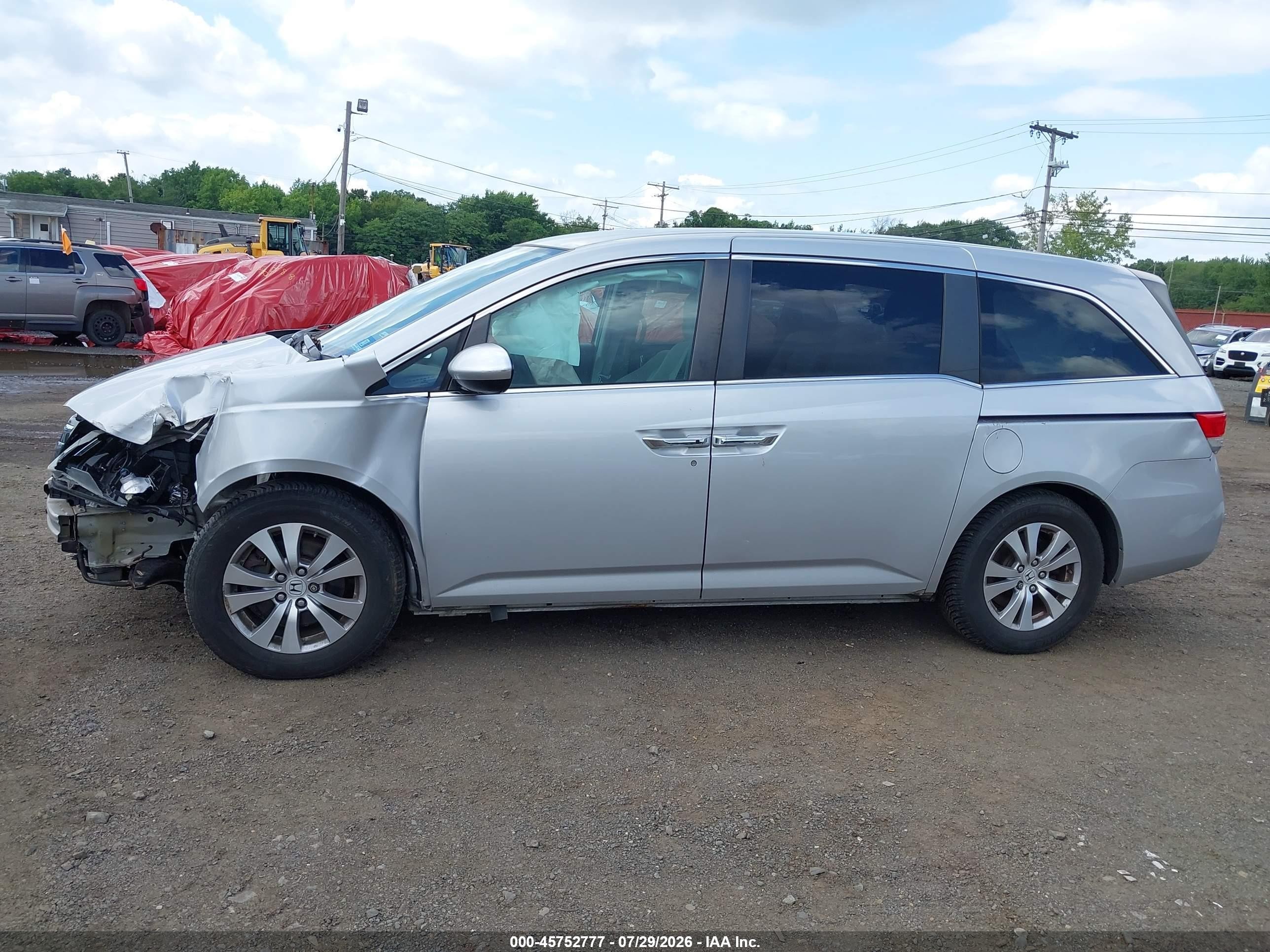 2015 Honda Odyssey Ex Silver vin: 5FNRL5H41FB034364