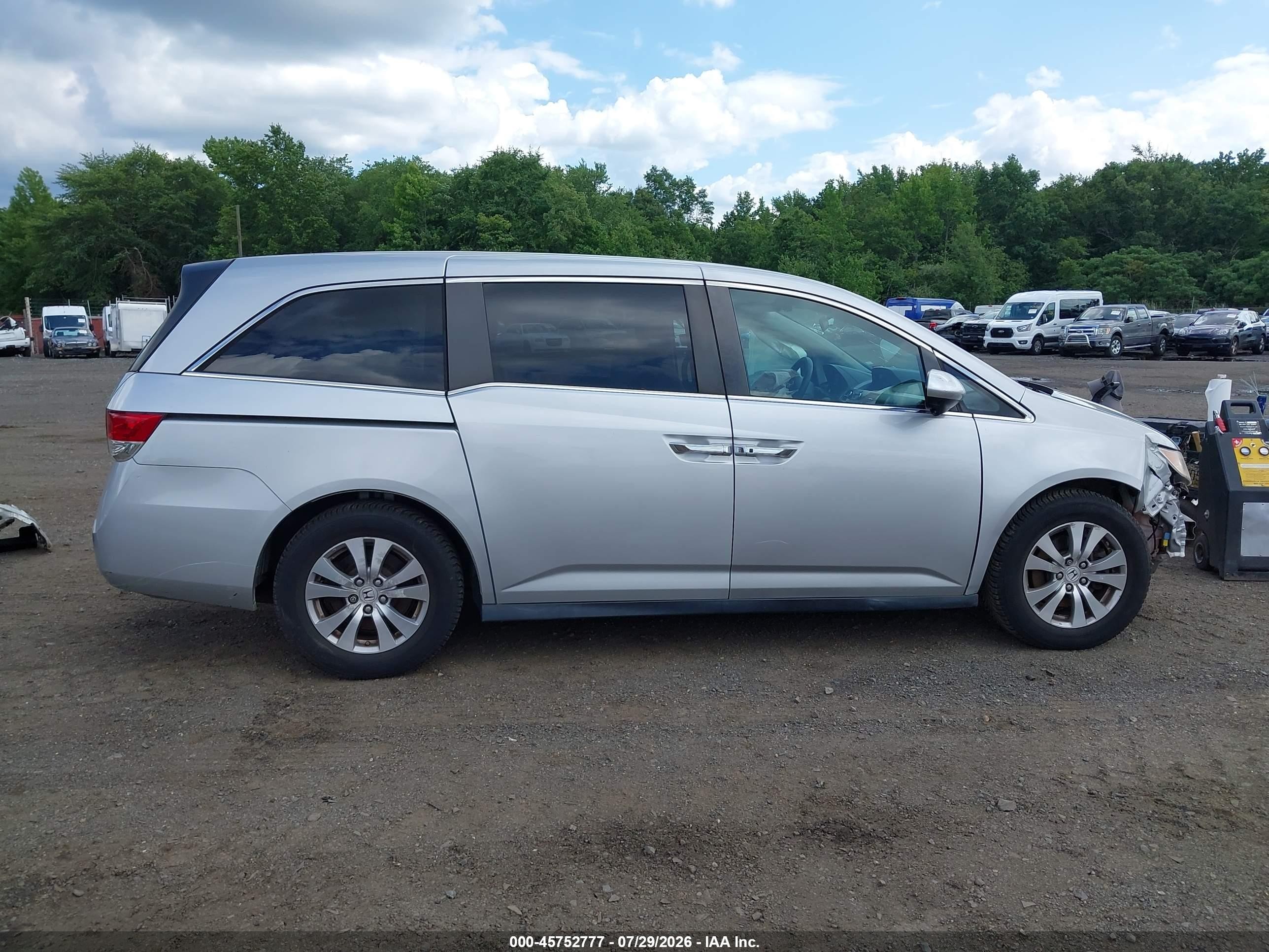 2015 Honda Odyssey Ex Silver vin: 5FNRL5H41FB034364