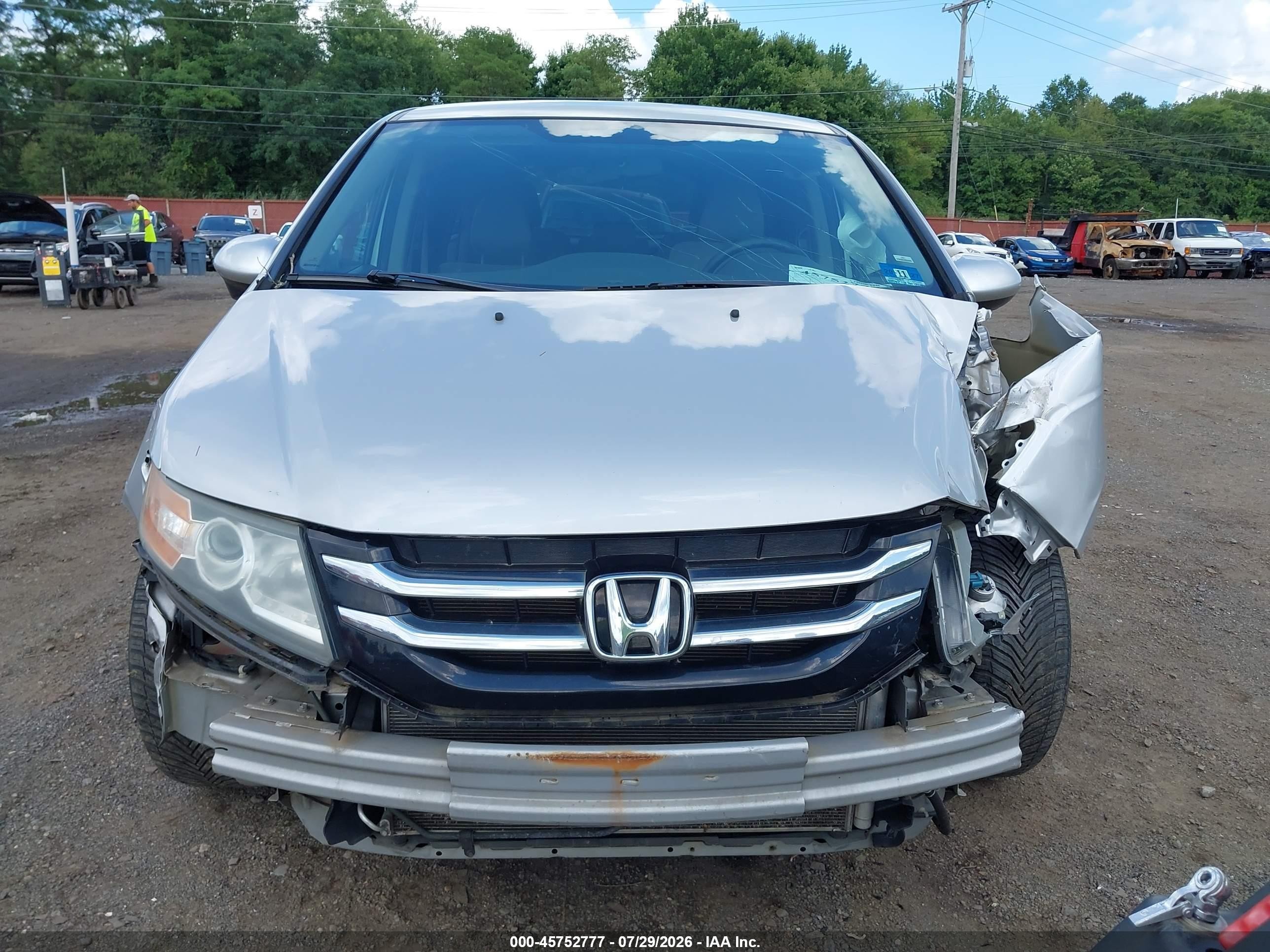 2015 Honda Odyssey Ex Silver vin: 5FNRL5H41FB034364