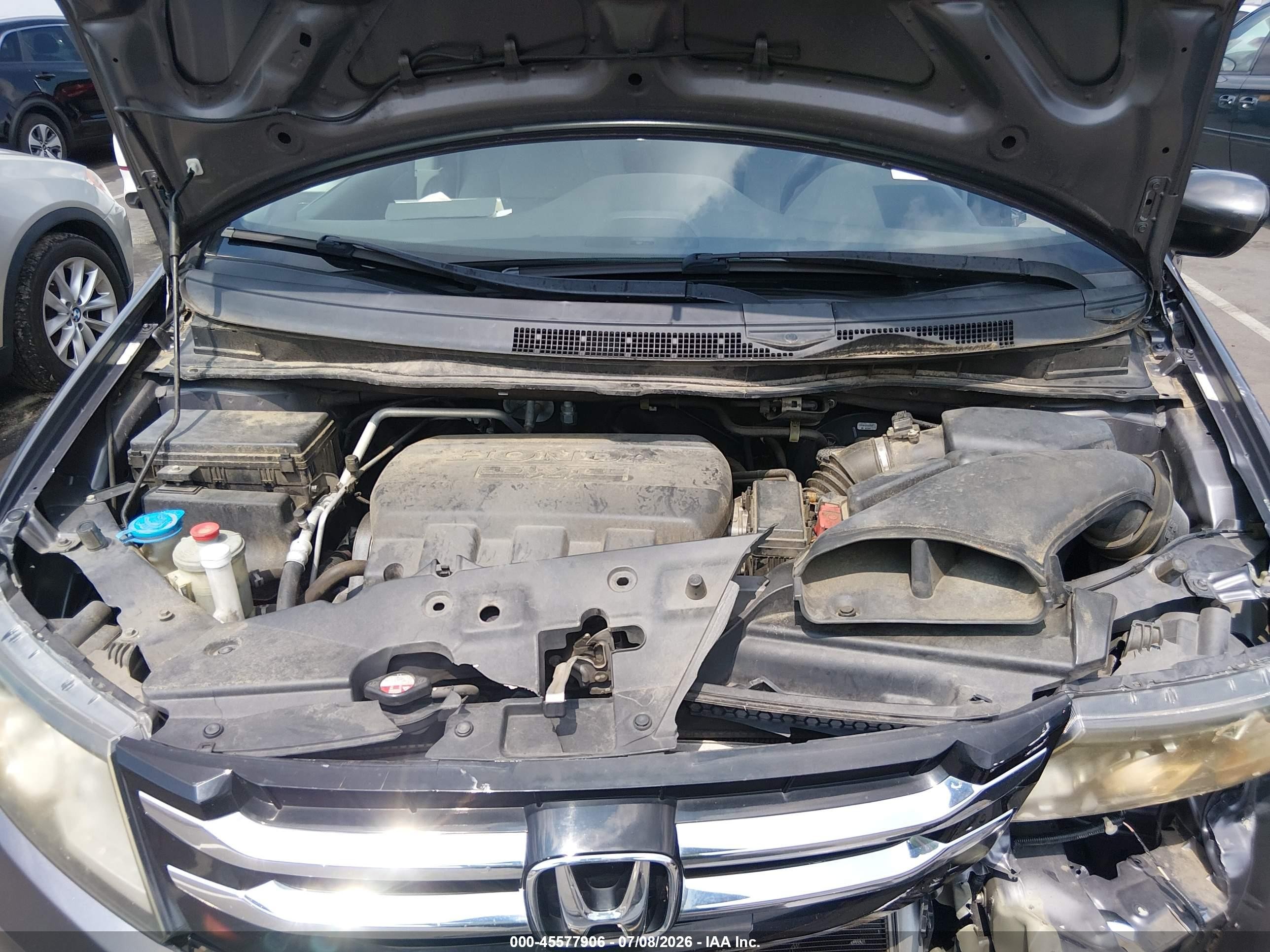 2015 Honda Odyssey Ex Gray vin: 5FNRL5H41FB105269