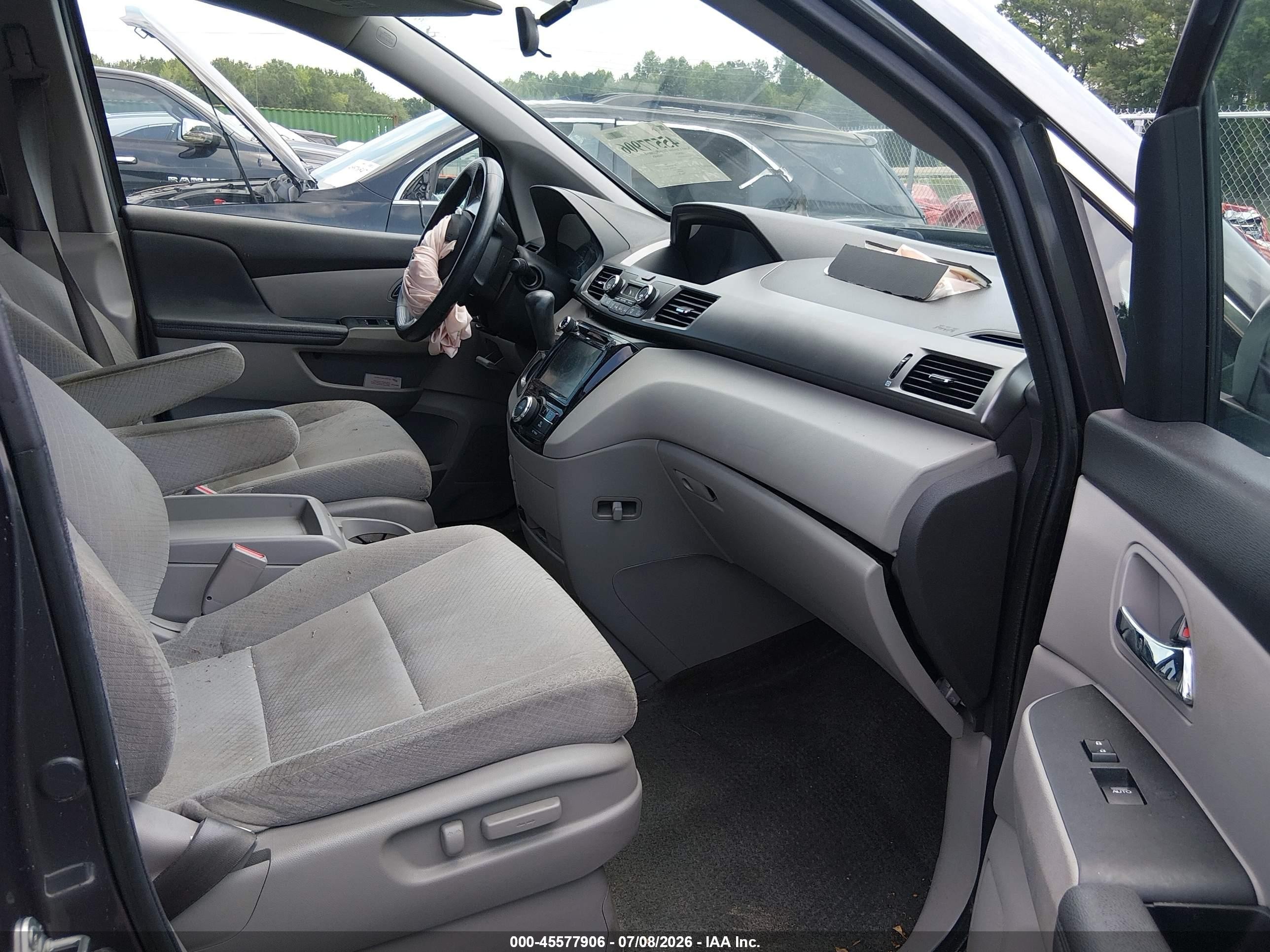 2015 Honda Odyssey Ex Gray vin: 5FNRL5H41FB105269