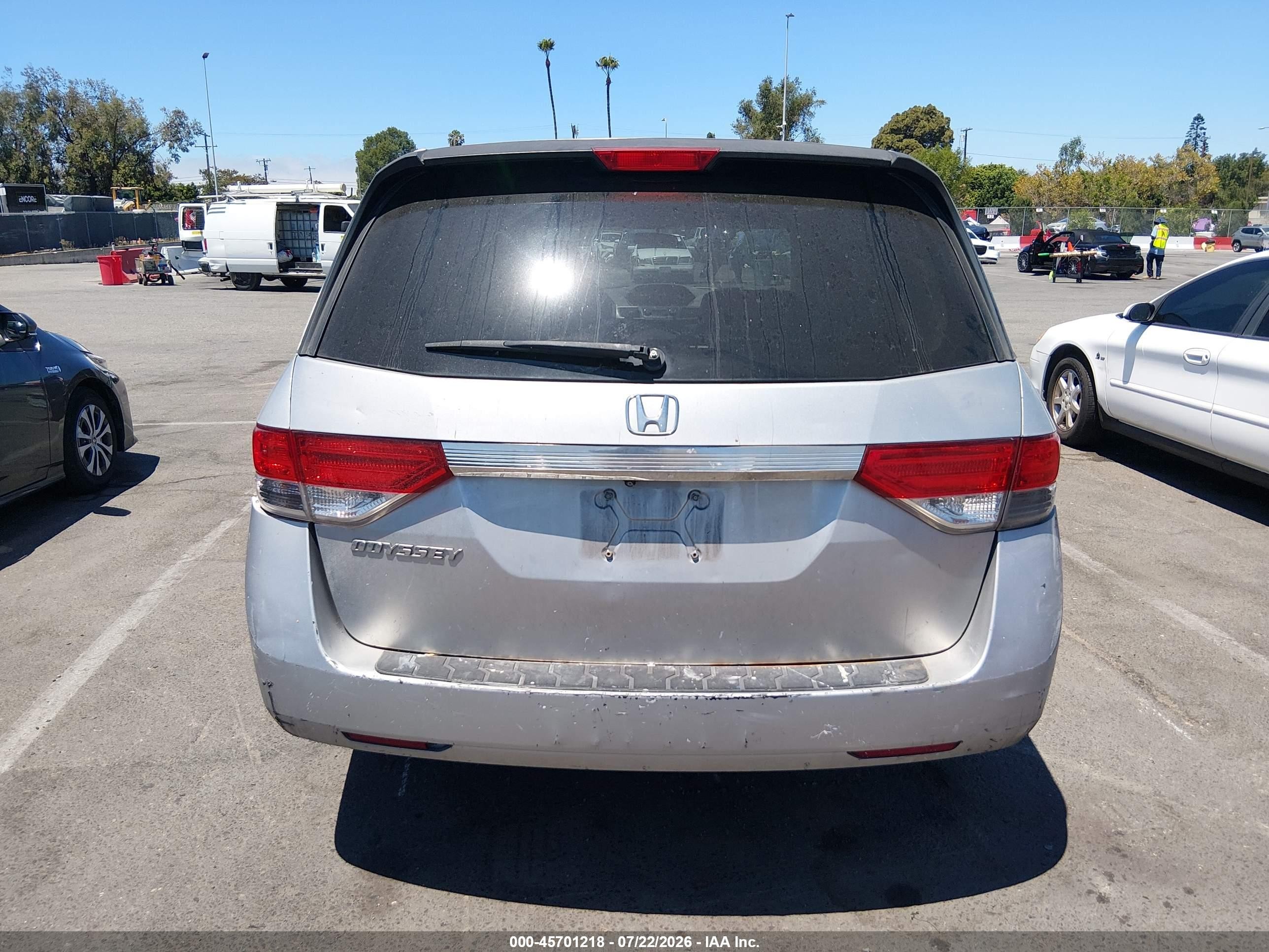 2015 Honda Odyssey Ex Silver vin: 5FNRL5H41FB106664