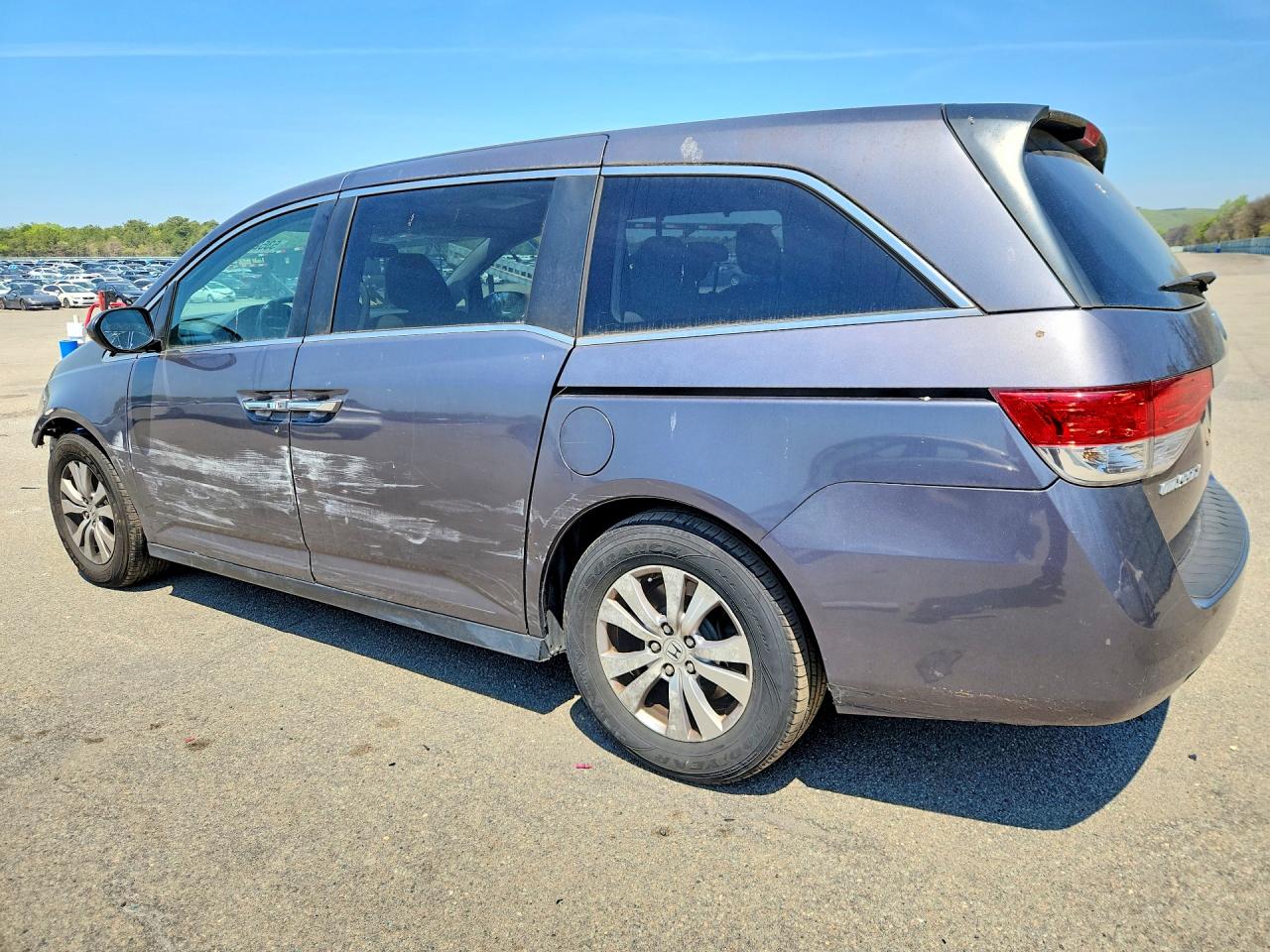 2015 Honda Odyssey Ex Gray vin: 5FNRL5H41FB111380