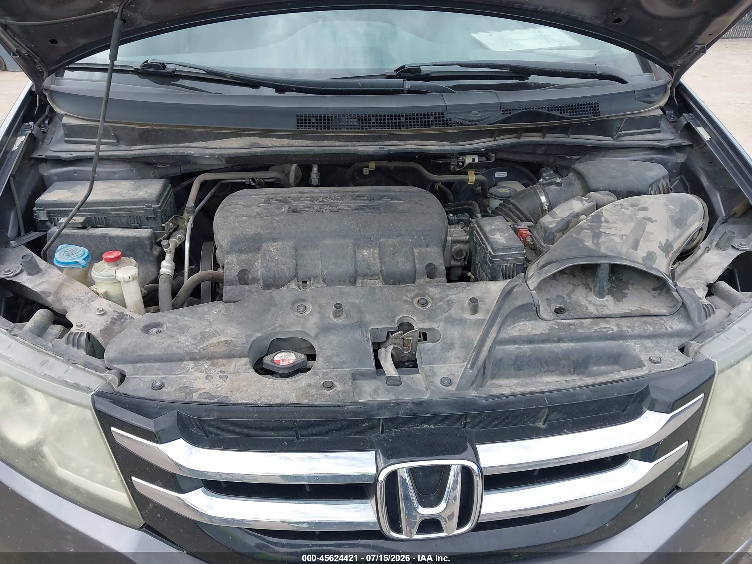 2015 Honda Odyssey Ex Gray vin: 5FNRL5H41FB121519