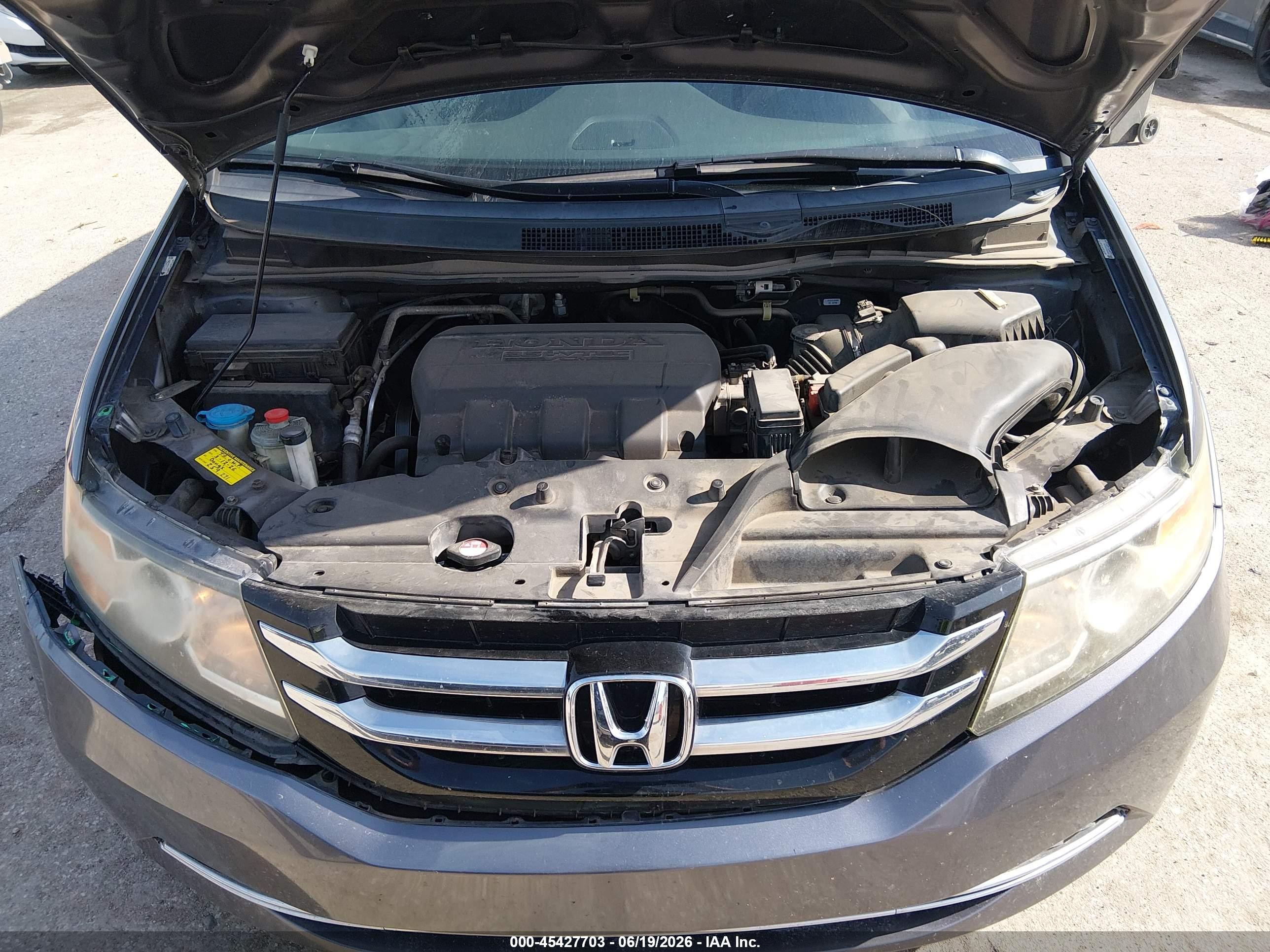 2015 Honda Odyssey Ex Gray vin: 5FNRL5H41FB126199