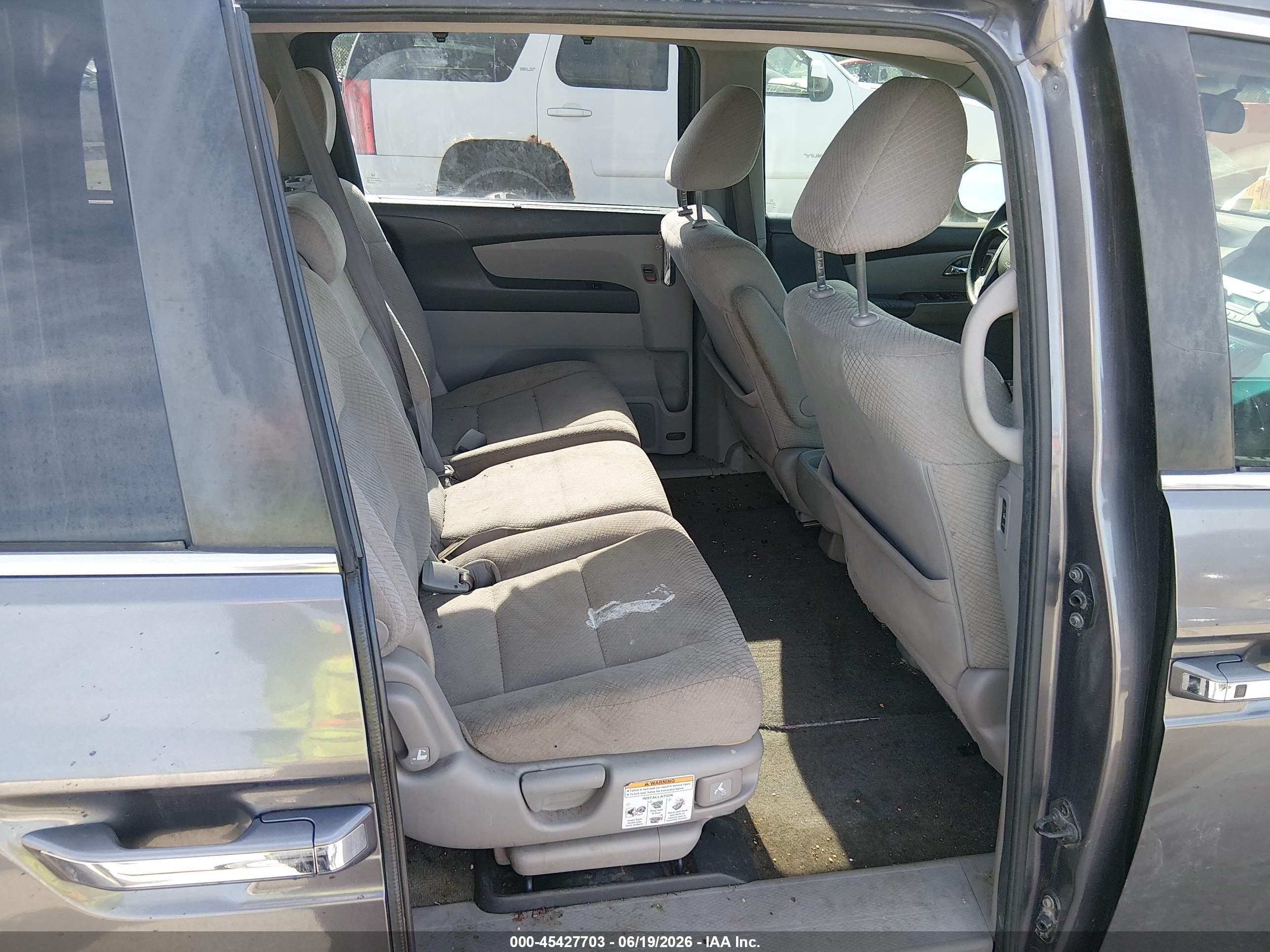 2015 Honda Odyssey Ex Gray vin: 5FNRL5H41FB126199