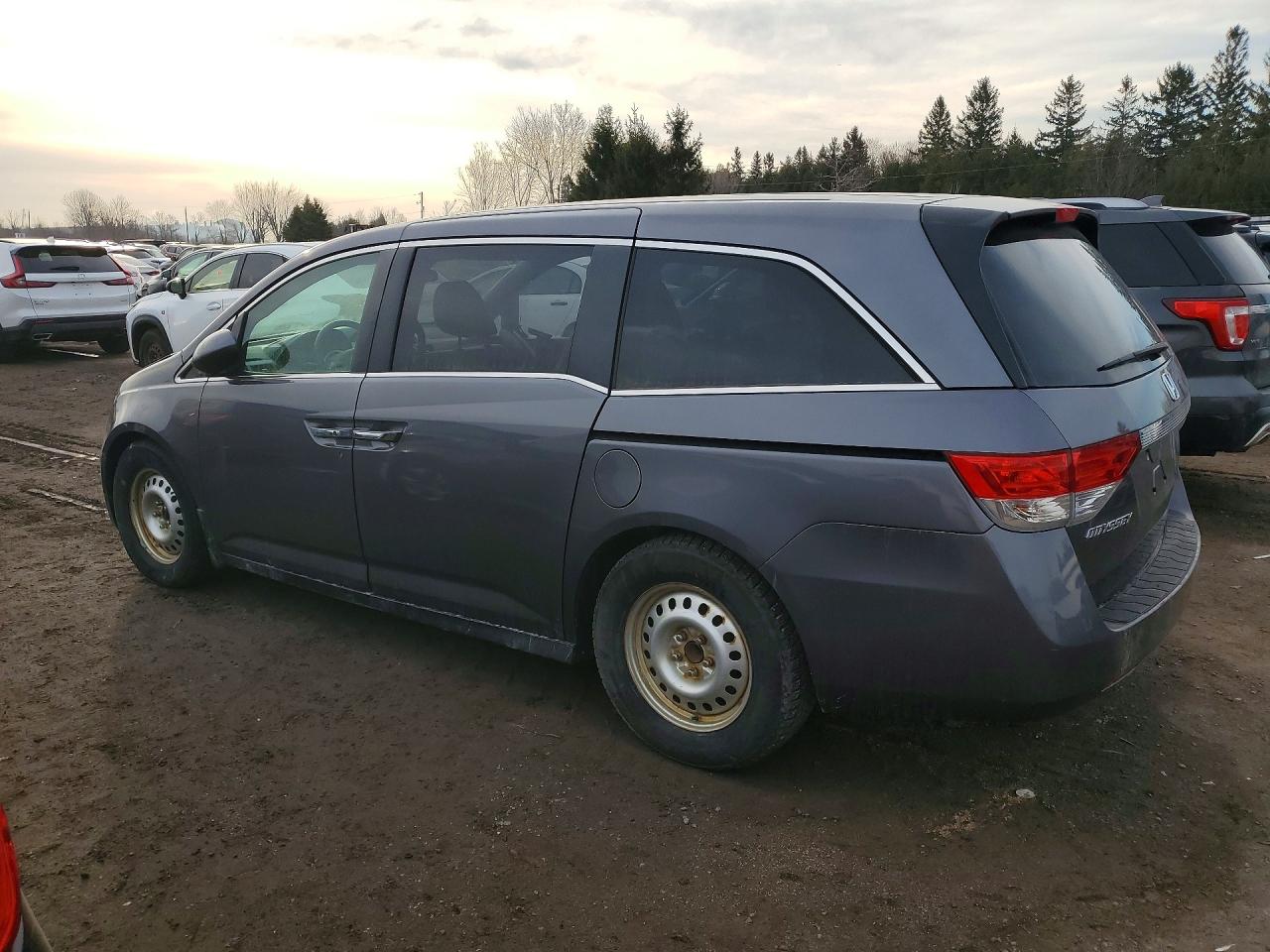 2015 Honda Odyssey Ex Серый vin: 5FNRL5H41FB504764