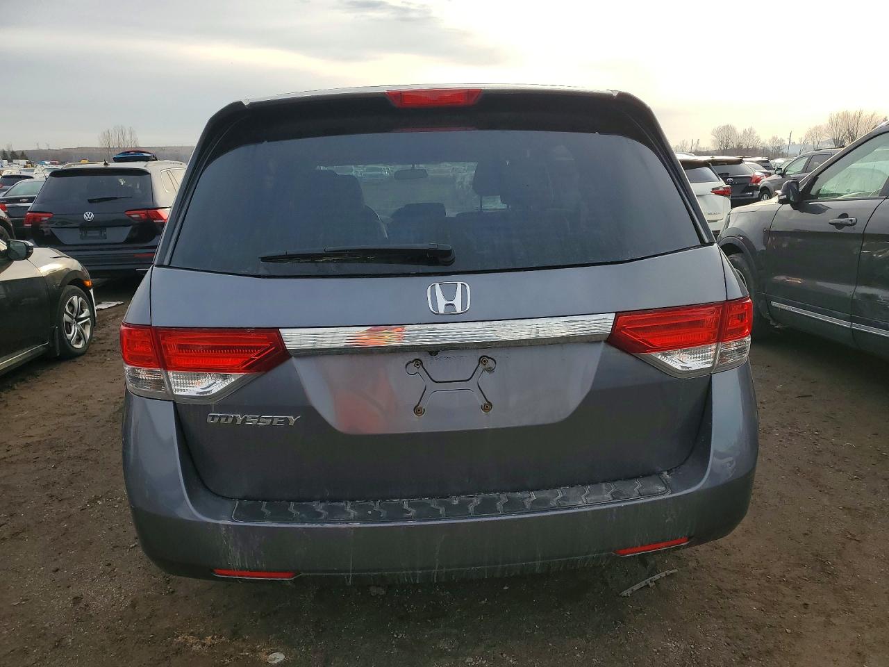 2015 Honda Odyssey Ex Серый vin: 5FNRL5H41FB504764