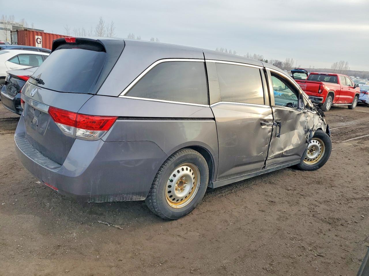 2015 Honda Odyssey Ex Серый vin: 5FNRL5H41FB504764