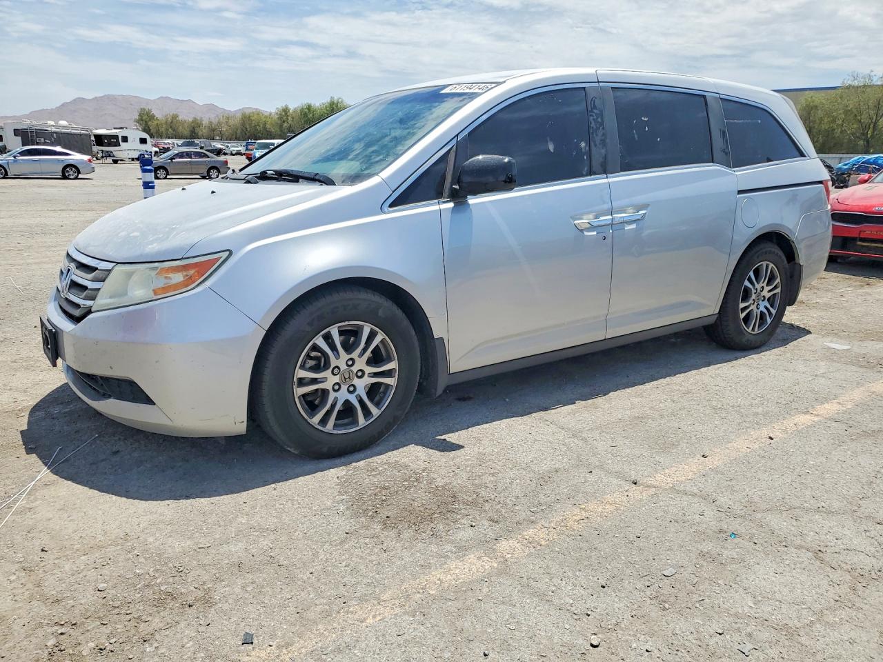 2011 Honda Odyssey Ex Silver vin: 5FNRL5H42BB010696