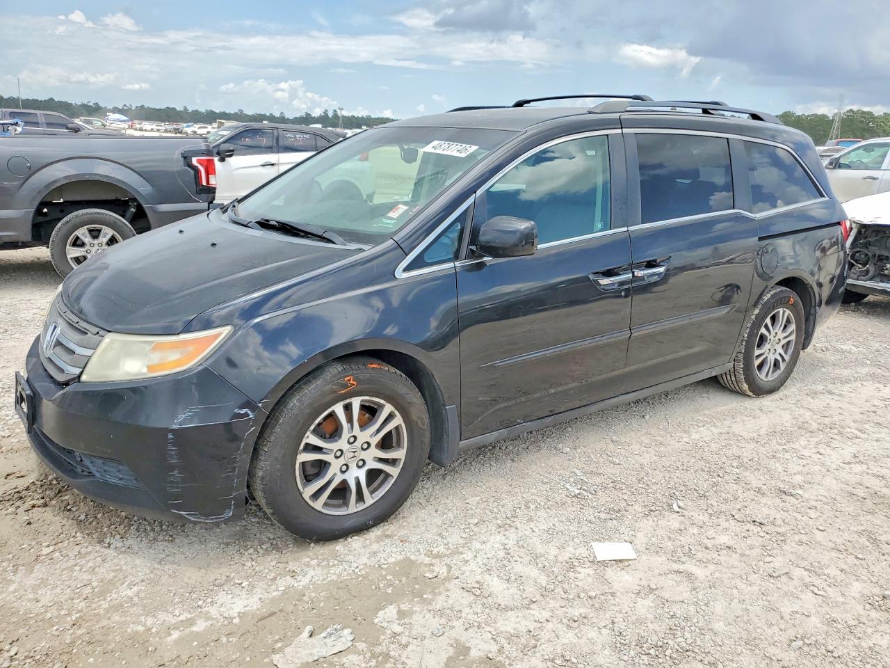 2011 Honda Odyssey Ex Black vin: 5FNRL5H42BB012335
