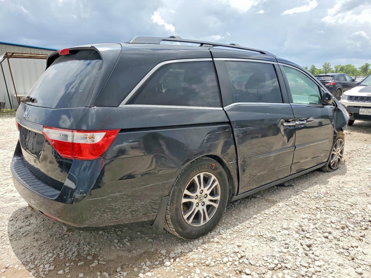 2011 Honda Odyssey Ex Black vin: 5FNRL5H42BB012335