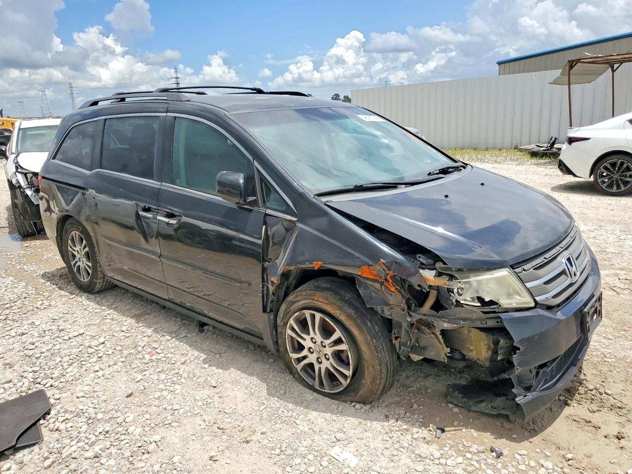 2011 Honda Odyssey Ex Black vin: 5FNRL5H42BB012335