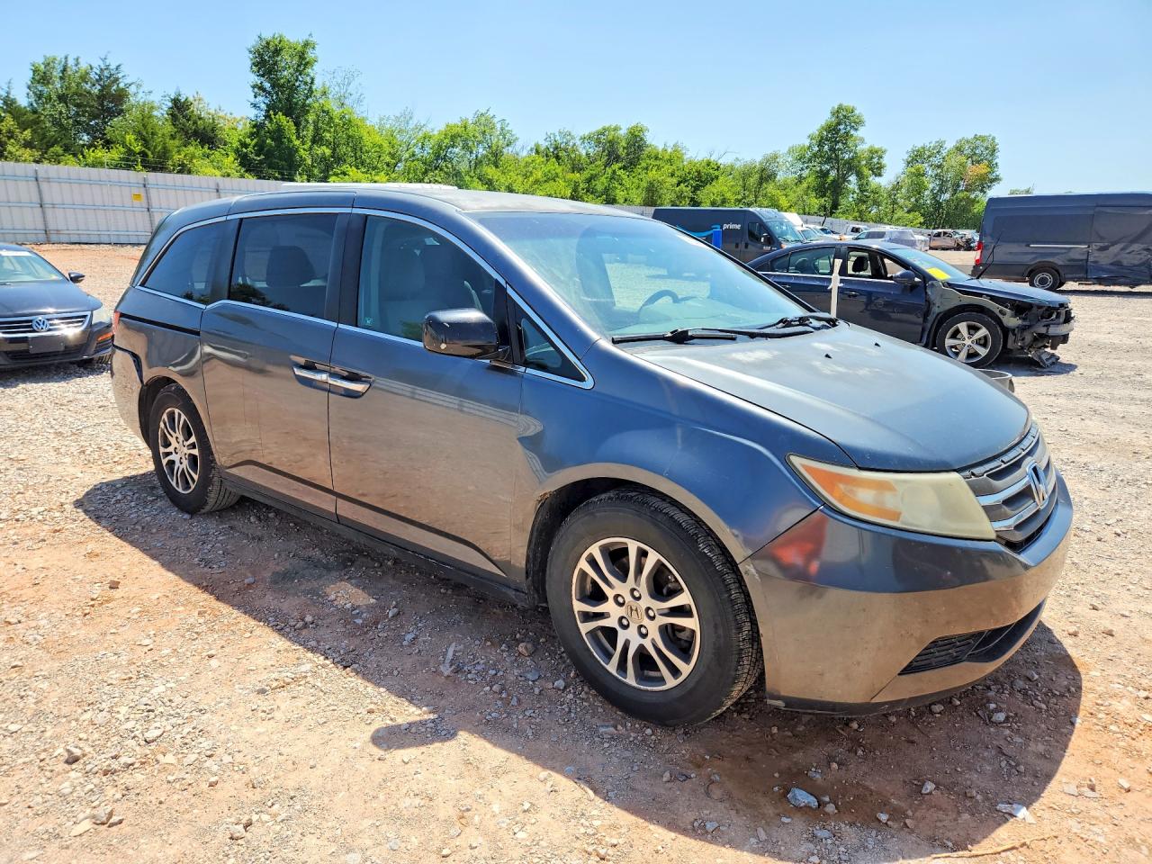 2011 Honda Odyssey Ex Серый vin: 5FNRL5H42BB025554
