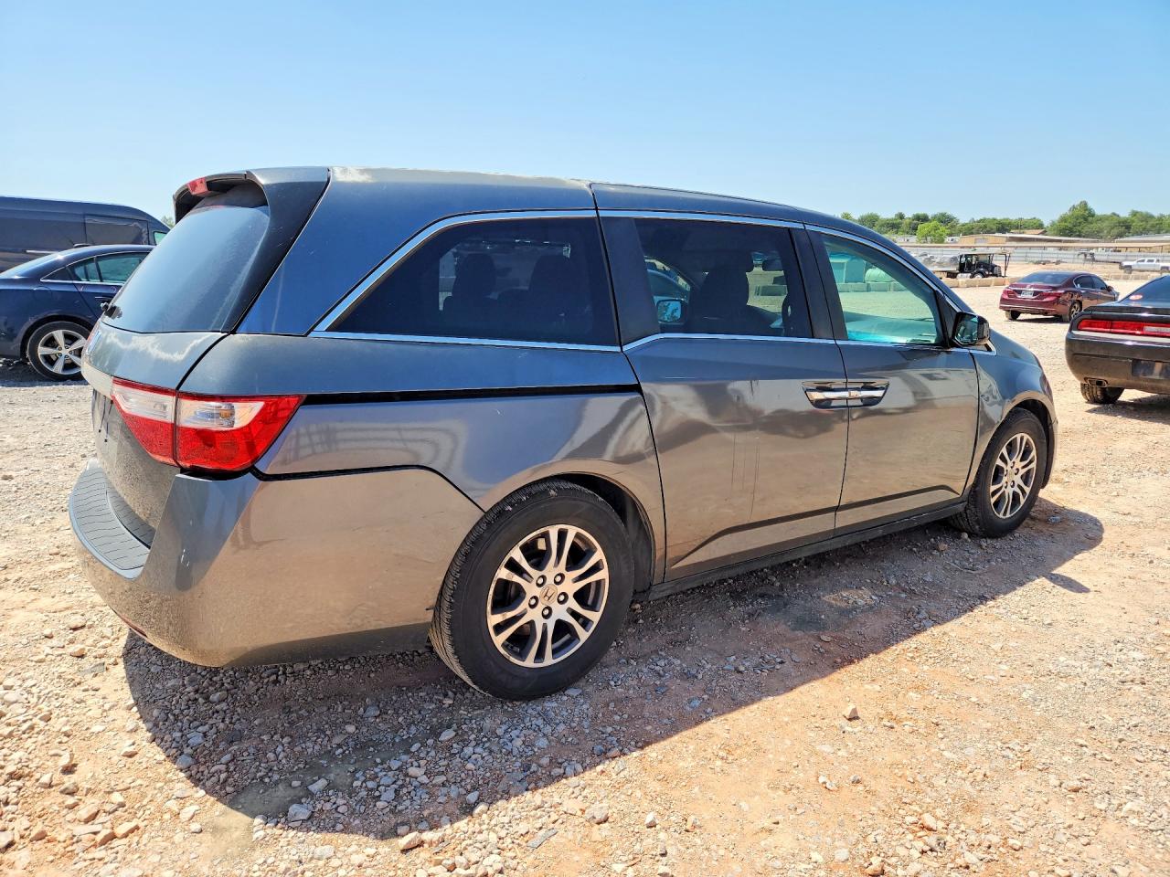 2011 Honda Odyssey Ex Серый vin: 5FNRL5H42BB025554