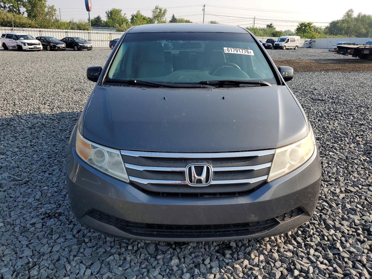 2011 Honda Odyssey Ex Gray vin: 5FNRL5H42BB069618